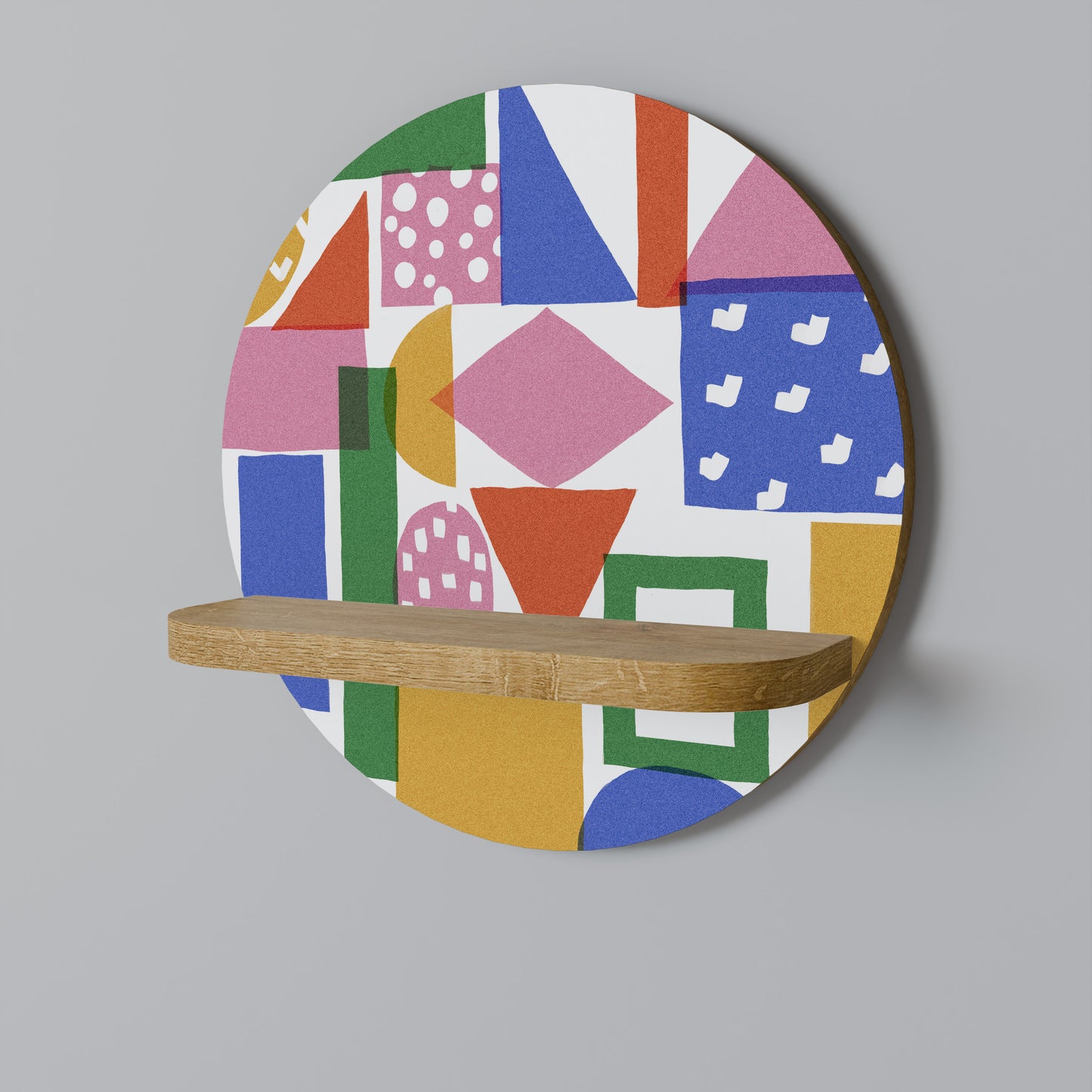 GEOMETRIC GLIMMER Dekoratives Wandregal