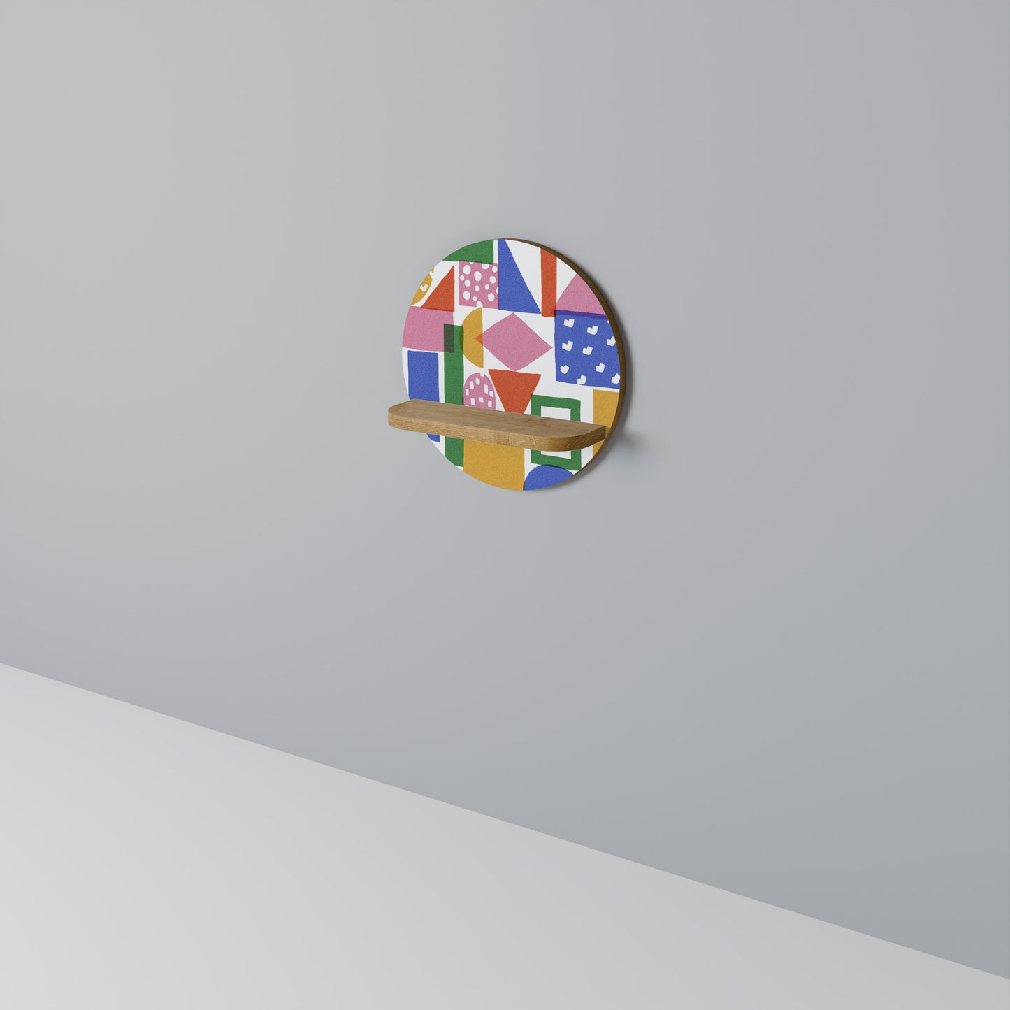 GEOMETRIC GLIMMER Dekoratives Wandregal