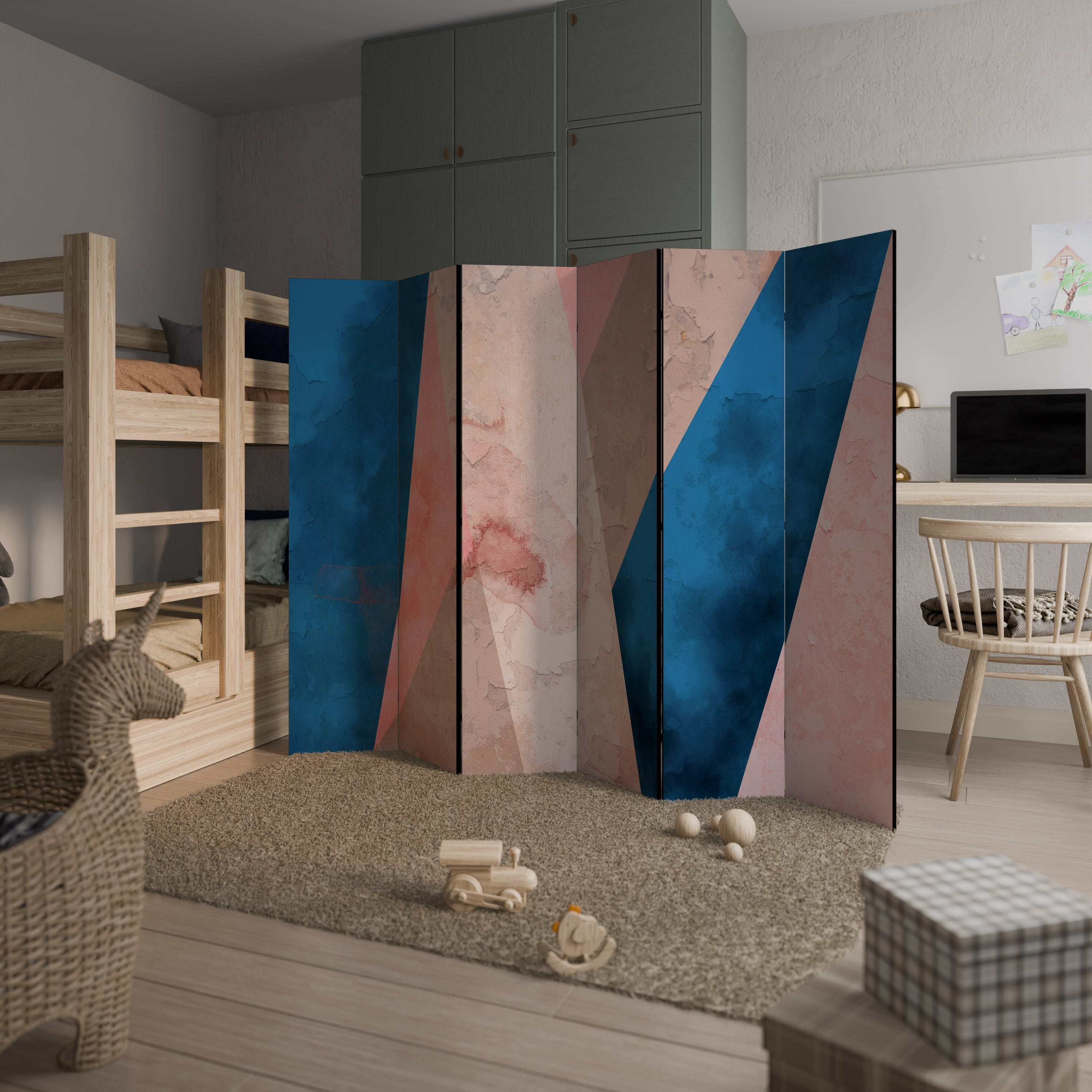 PEONY INTERIOR 6-teiliger Paravent