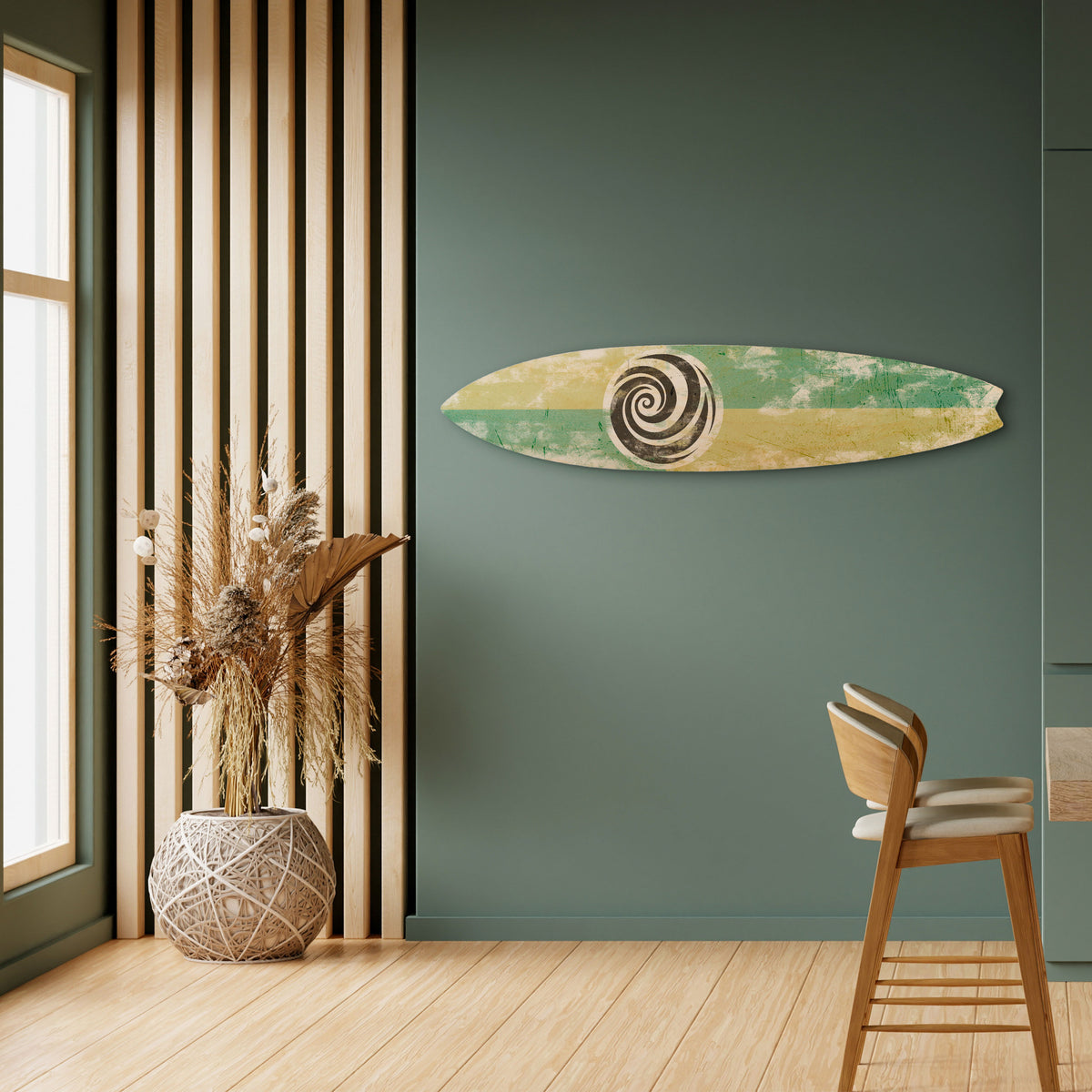 CURLY MODE Deko-Surfboard