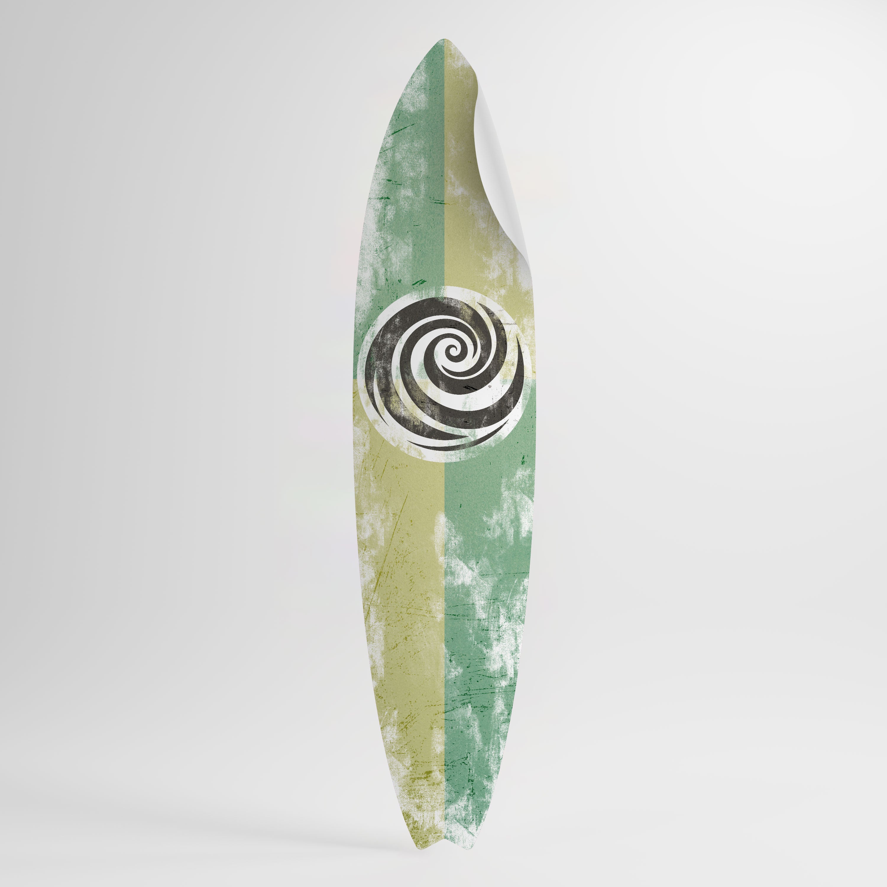 CURLY MODE Peel and Stick Surfboard Sticker