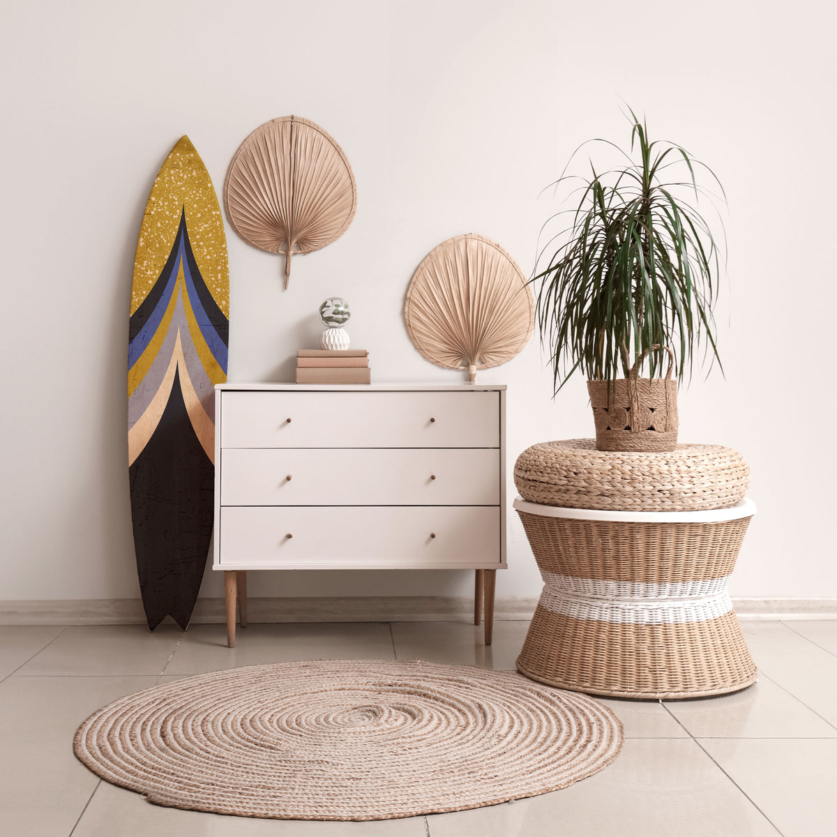 SOURING GLARE Deko-Surfboard