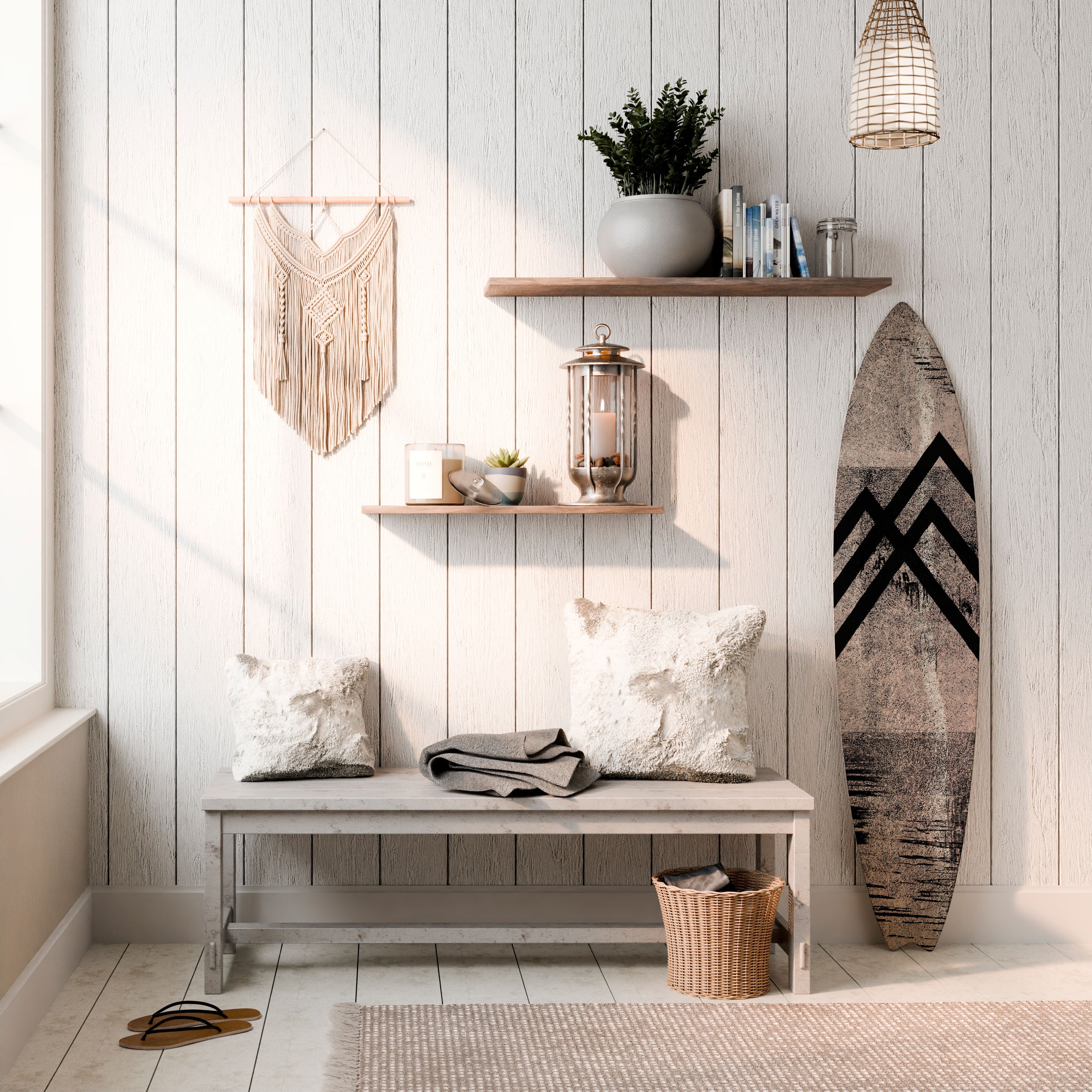SUMMIT STRIPES Deko-Surfboard
