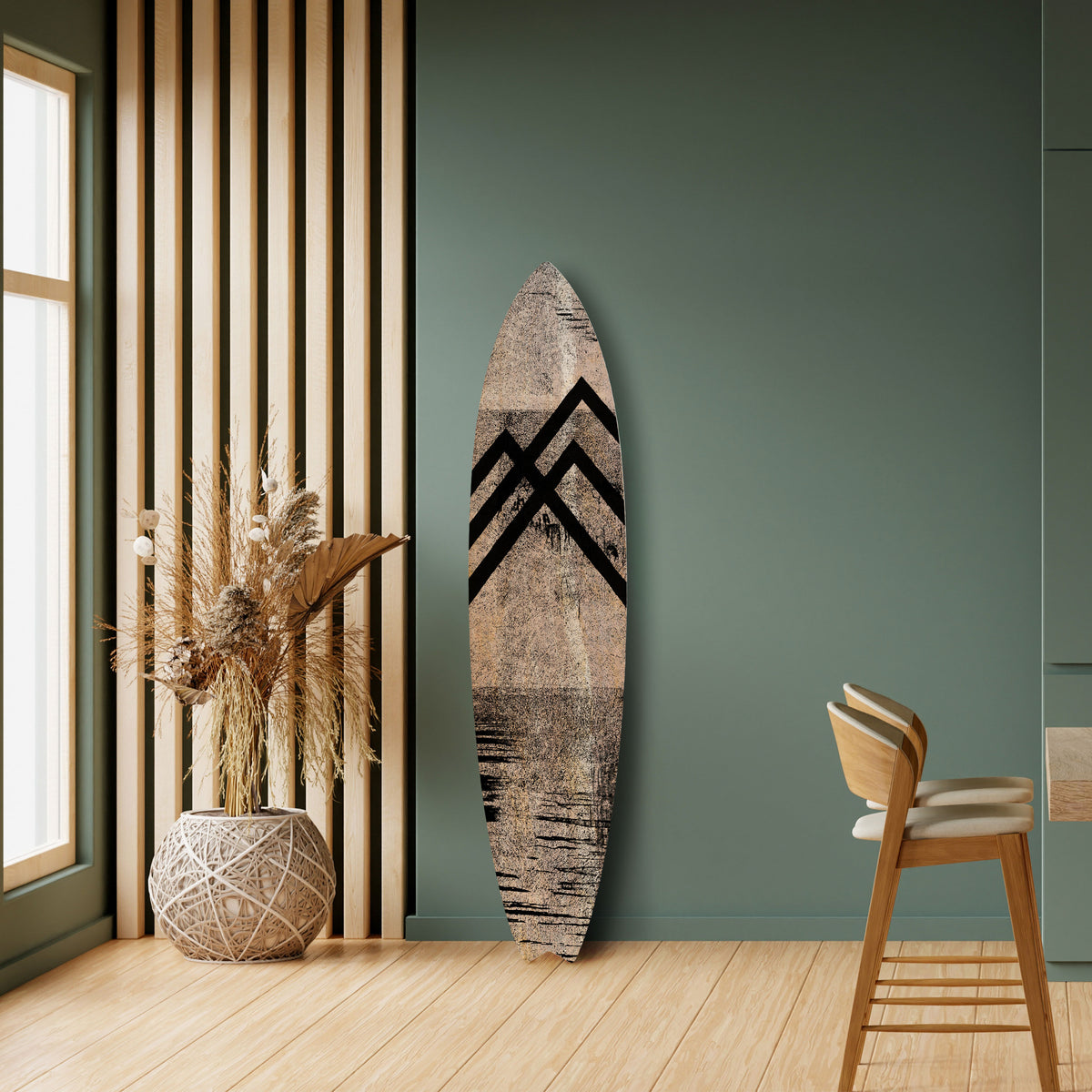 SUMMIT STRIPES Surfboard Decorative Panel