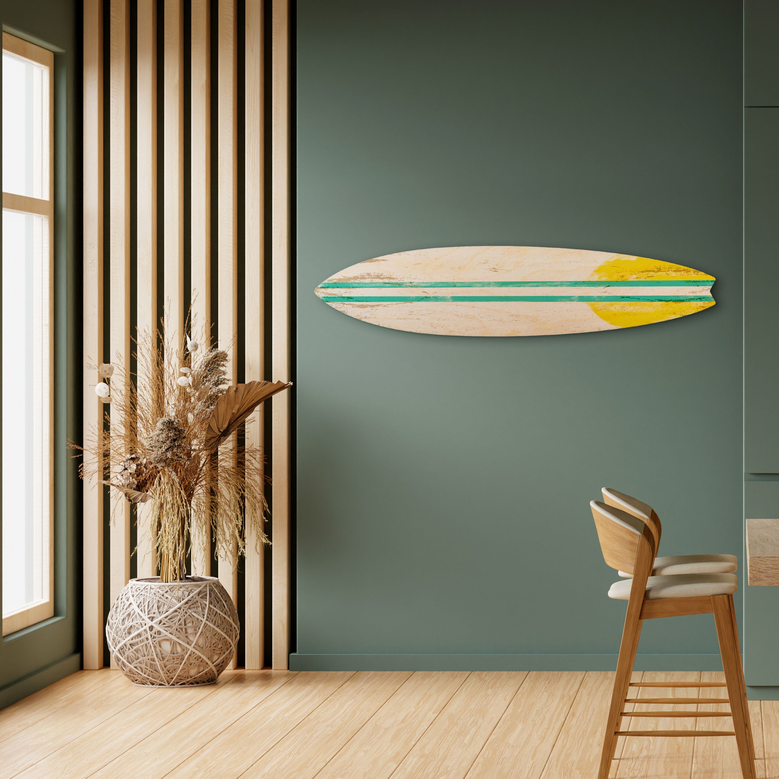 SUNSET RIDER Deko-Surfboard
