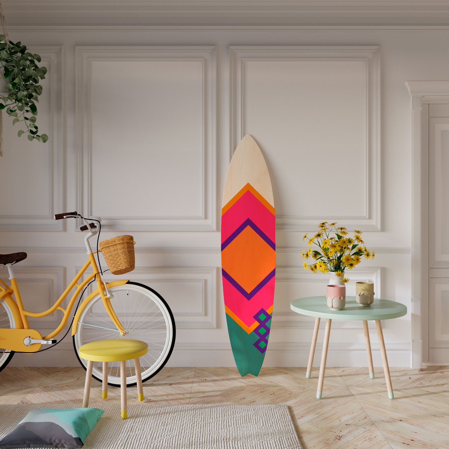 LUMINOUS BRILLIANCE Deko-Surfboard