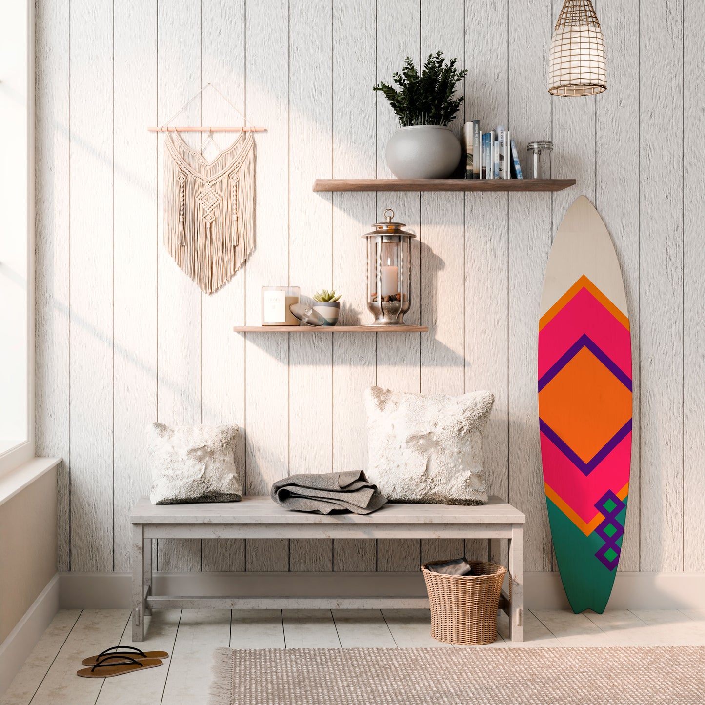 LUMINOUS BRILLIANCE Deko-Surfboard