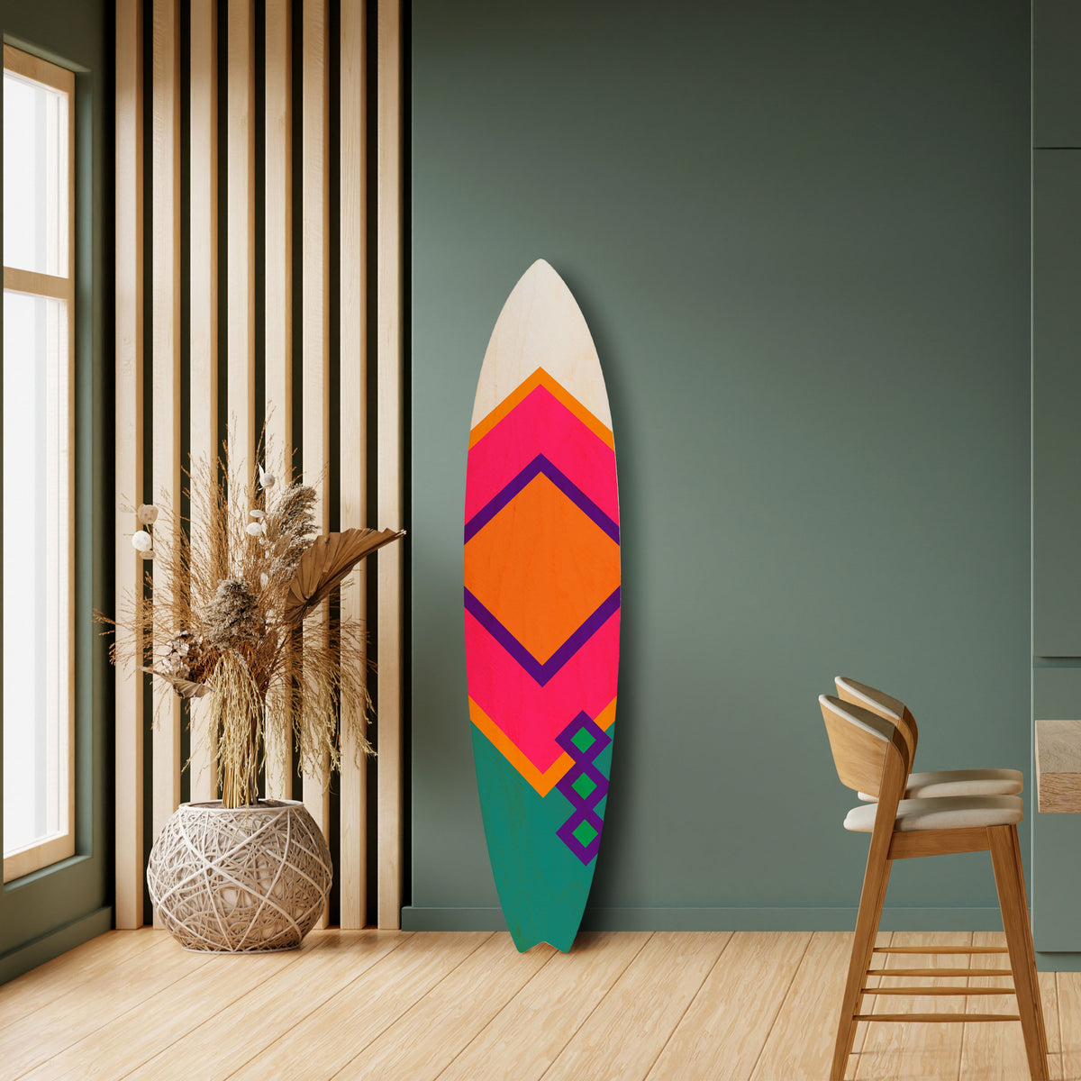 LUMINOUS BRILLIANCE Deko-Surfboard
