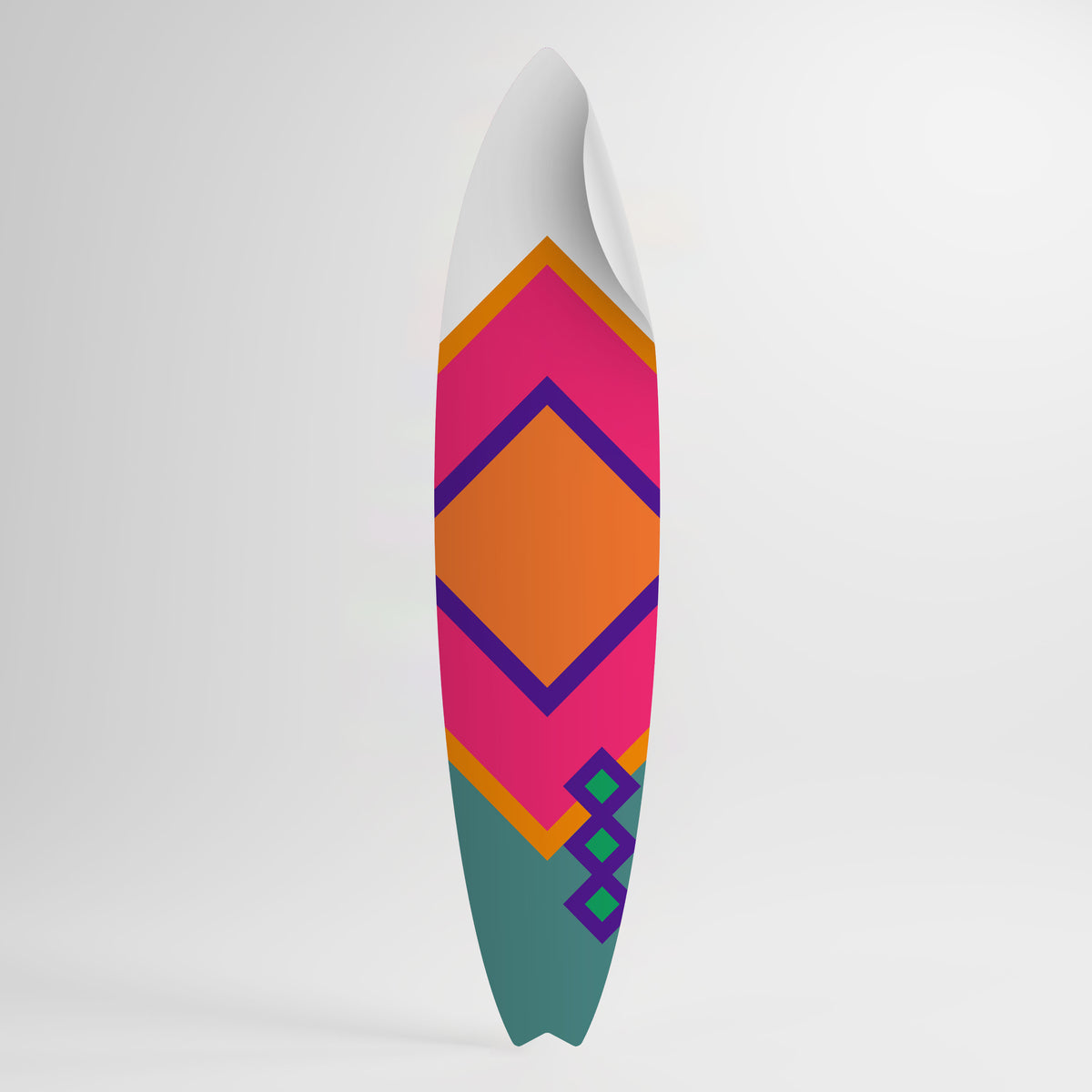 LUMINOUS BRILLIANCE Surfboard-Wandsticker