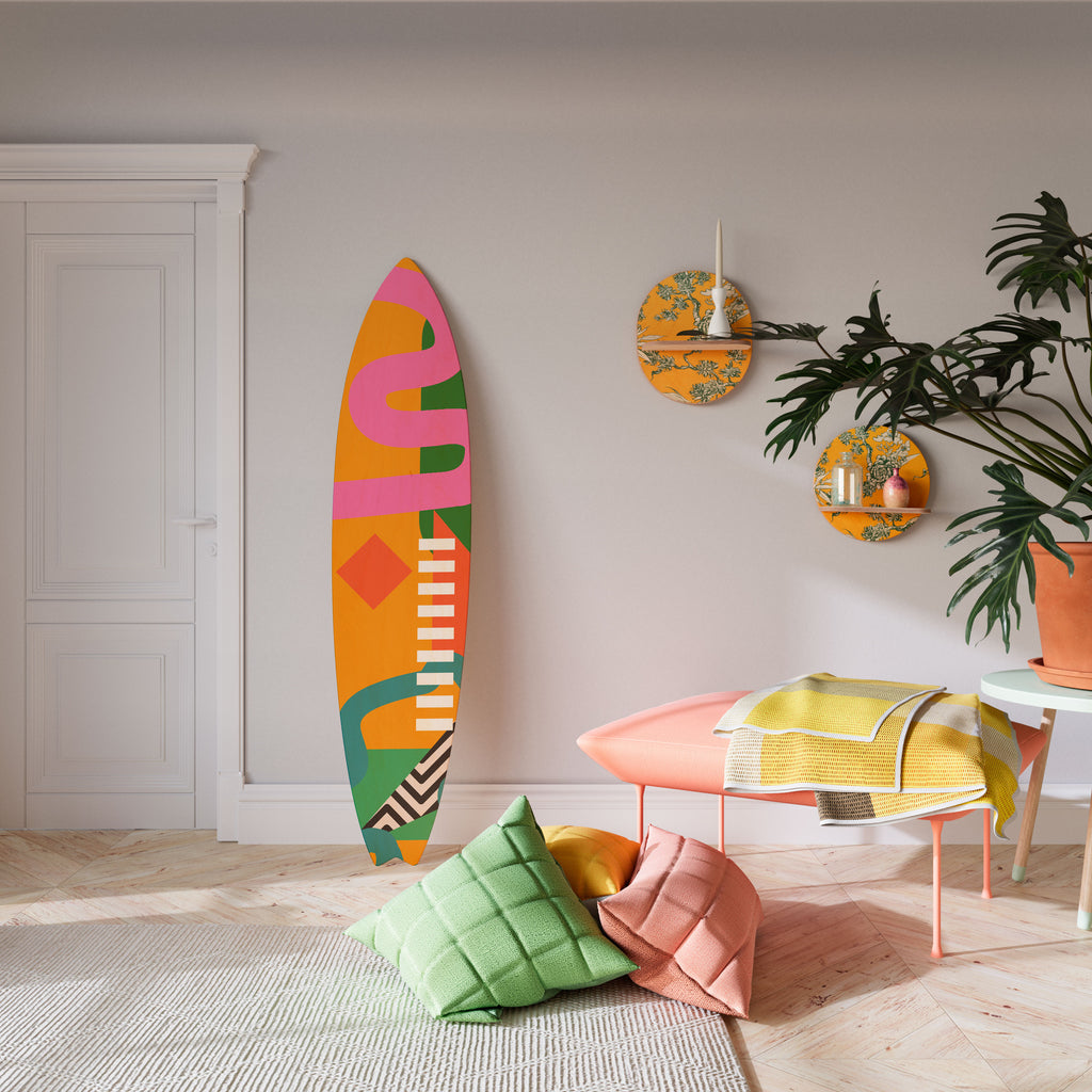 VIBRANT ENERGY Surfboard Decorative Panel