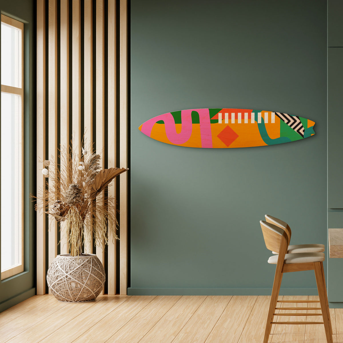 VIBRANT ENERGY Deko-Surfboard