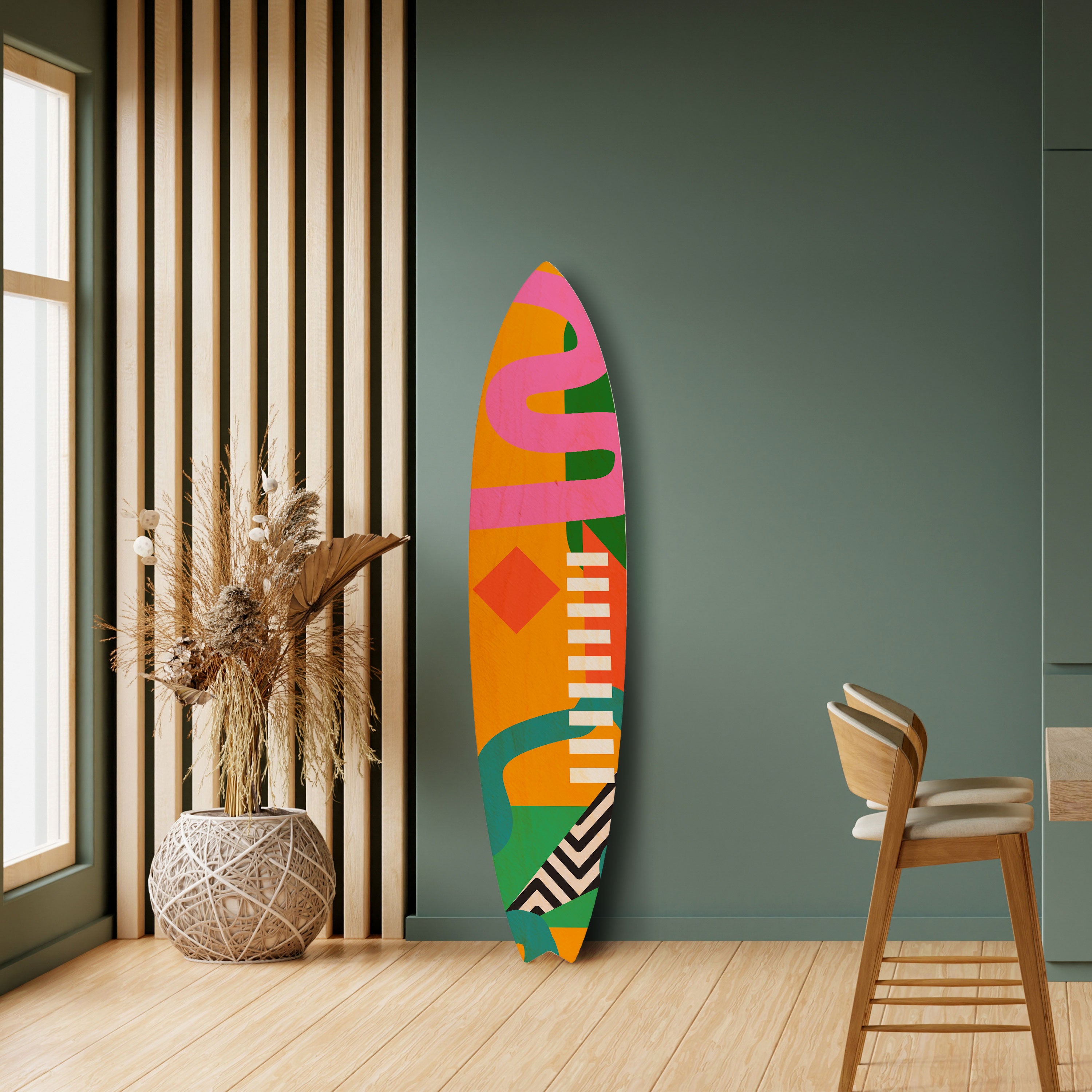 VIBRANT ENERGY Deko-Surfboard