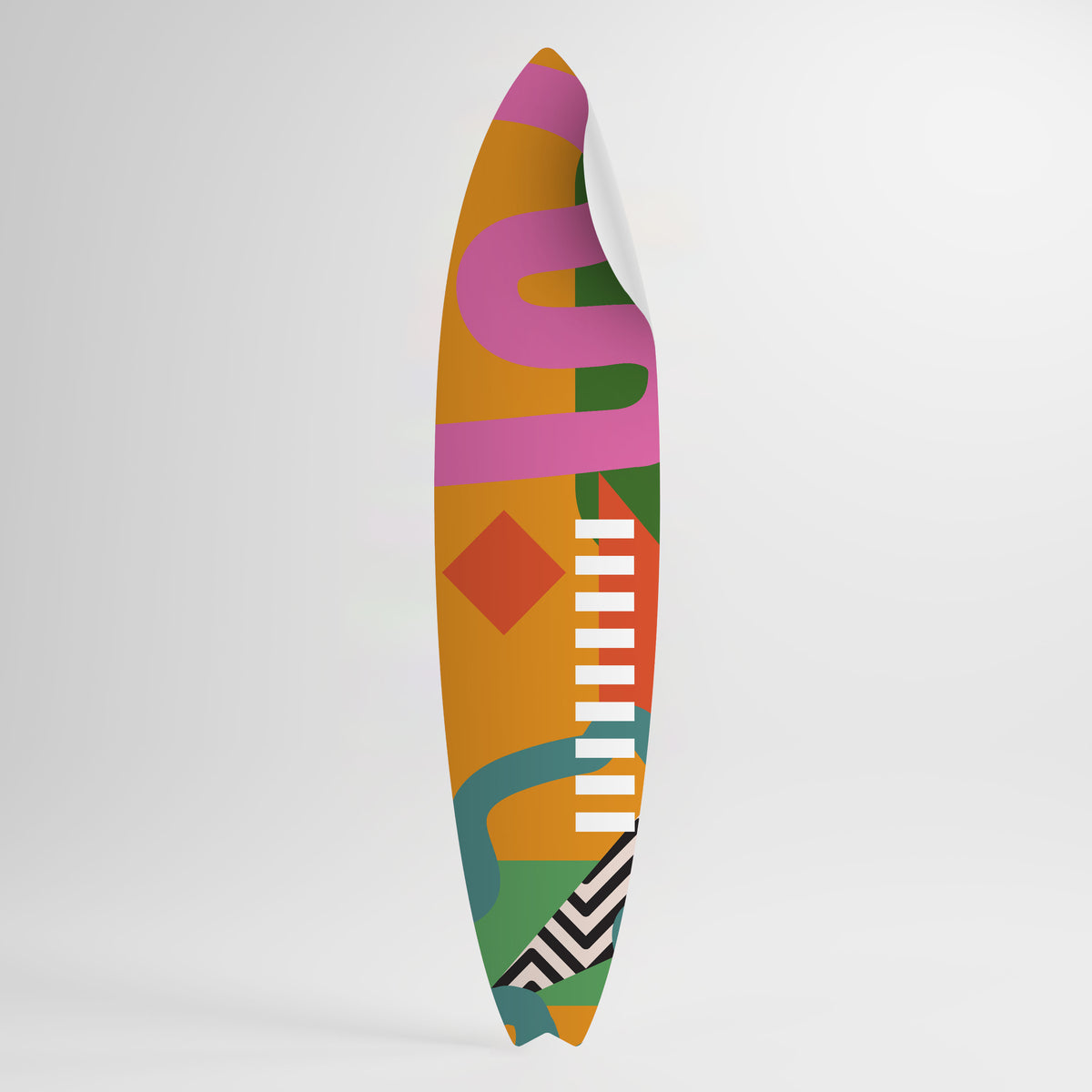 VIBRANT ENERGY Surfboard-Wandsticker