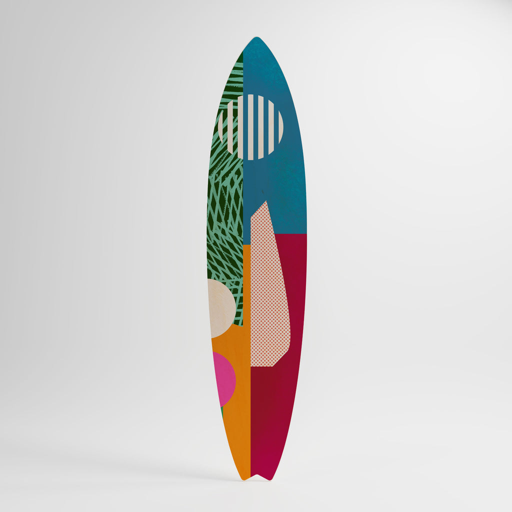 VIVID VIBES Deko-Surfboard