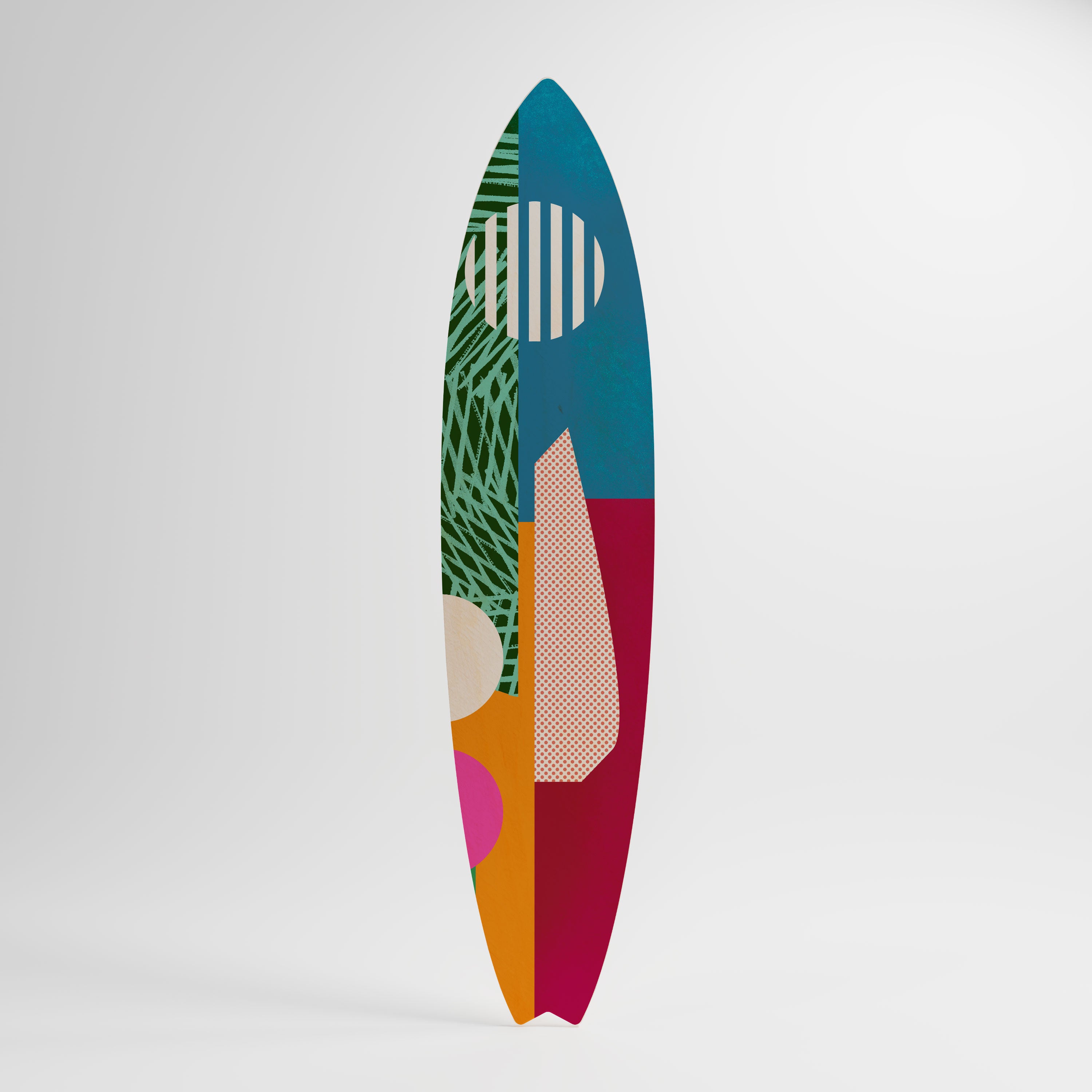 VIVID VIBES Deko-Surfboard