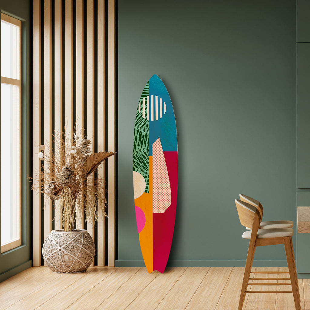 VIVID VIBES Deko-Surfboard