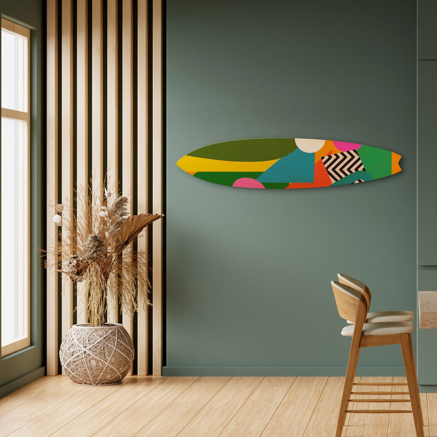 RADIANT HUES Deko-Surfboard
