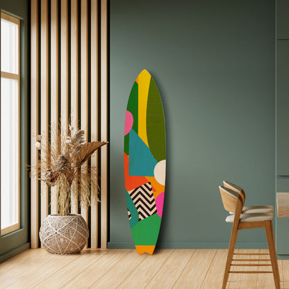 RADIANT HUES Deko-Surfboard