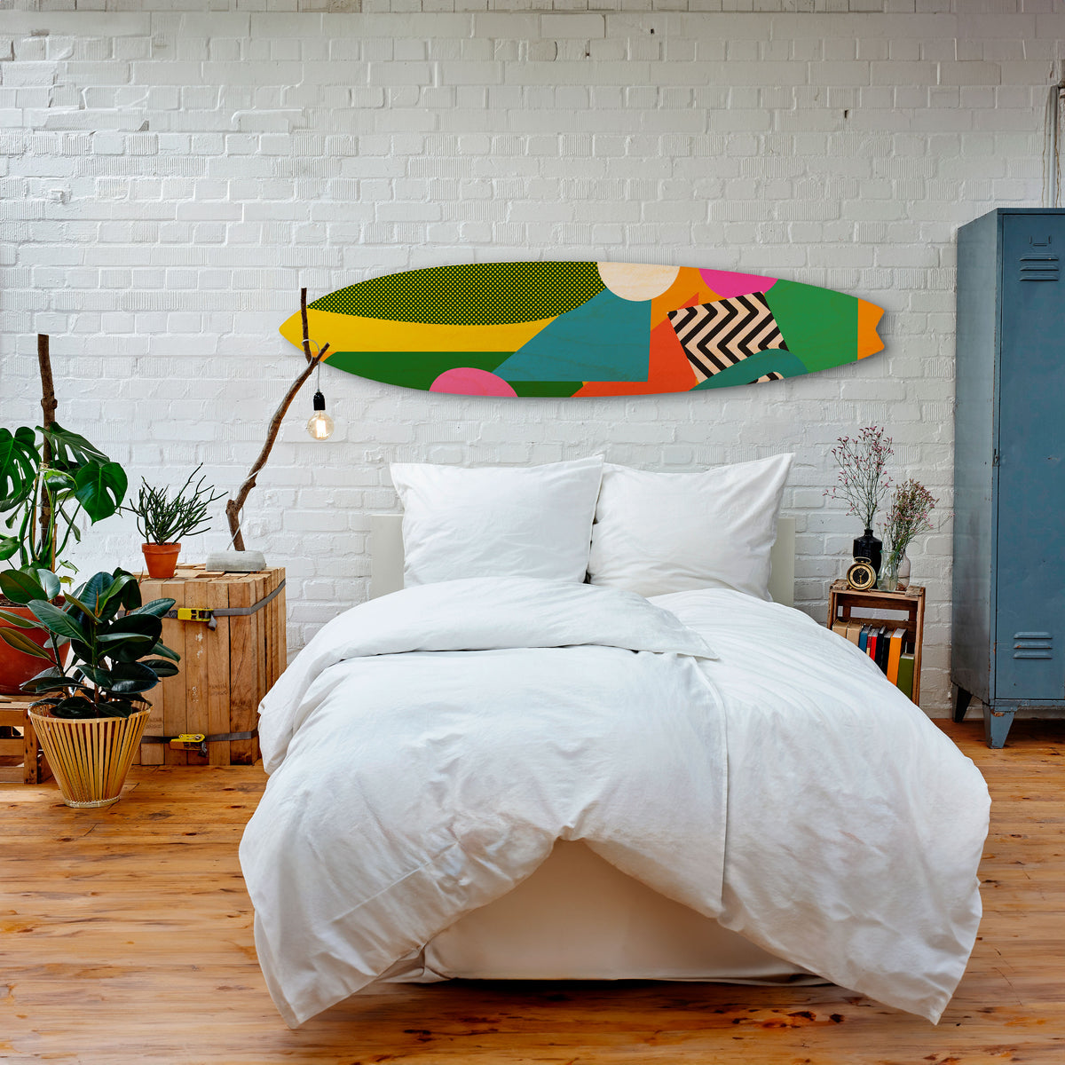 RADIANT HUES Deko-Surfboard