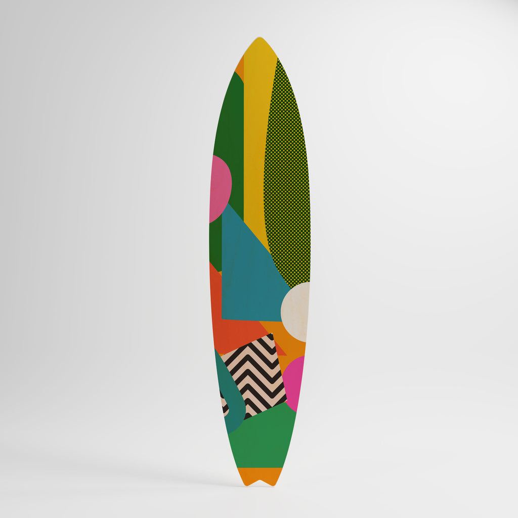RADIANT HUES Deko-Surfboard