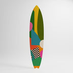 RADIANT HUES Deko-Surfboard