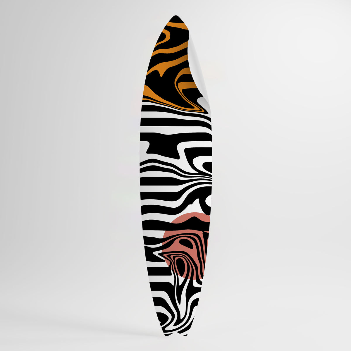 RIPPLE FLOW Surfboard-Wandsticker