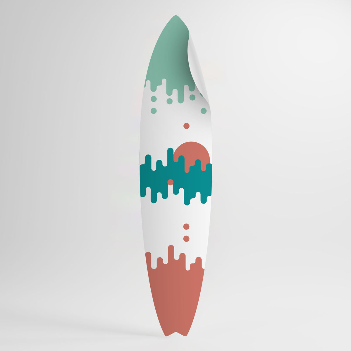 MORNING BREAK Surfboard-Wandsticker