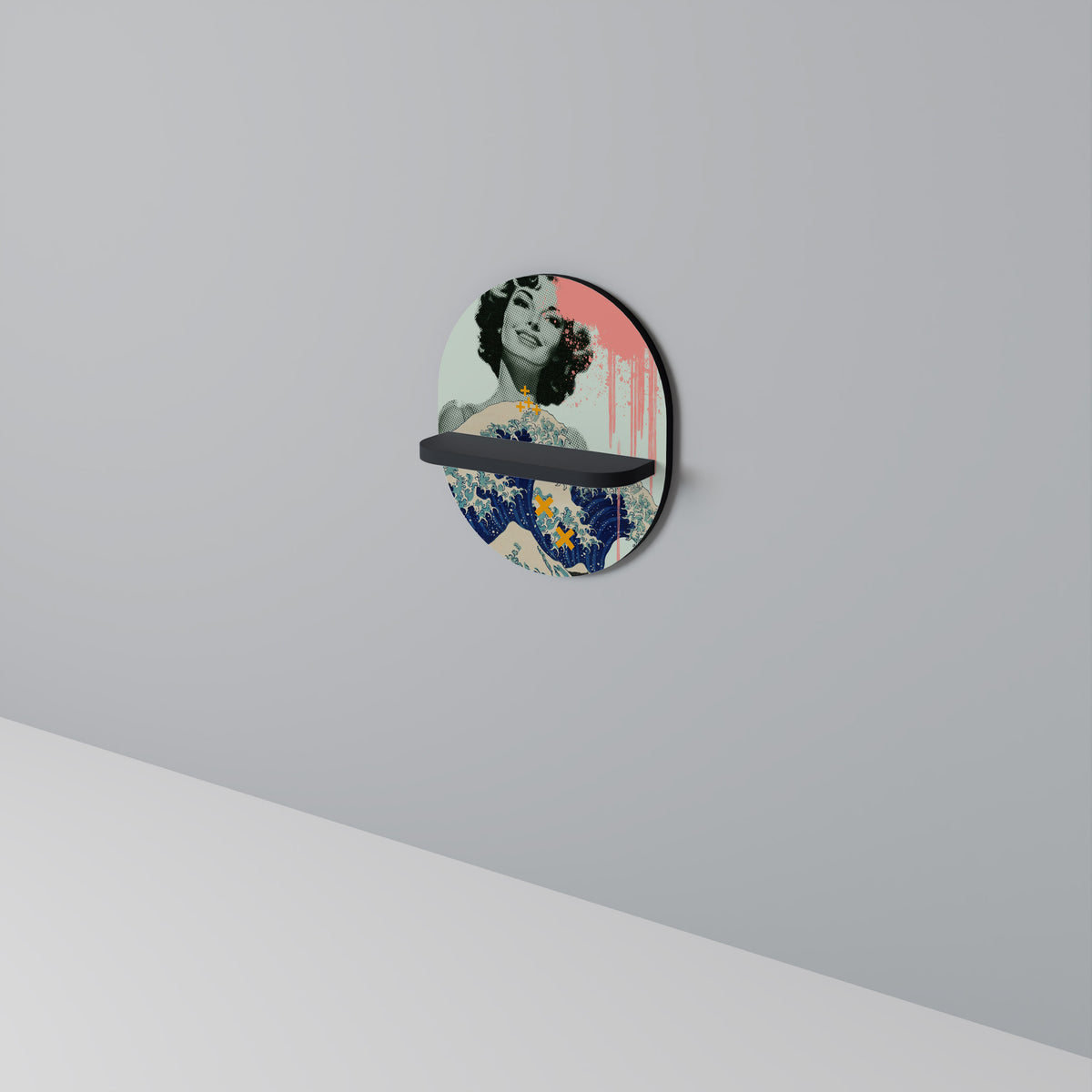 KANAGAWA BEAUTY Dekoratives Wandregal