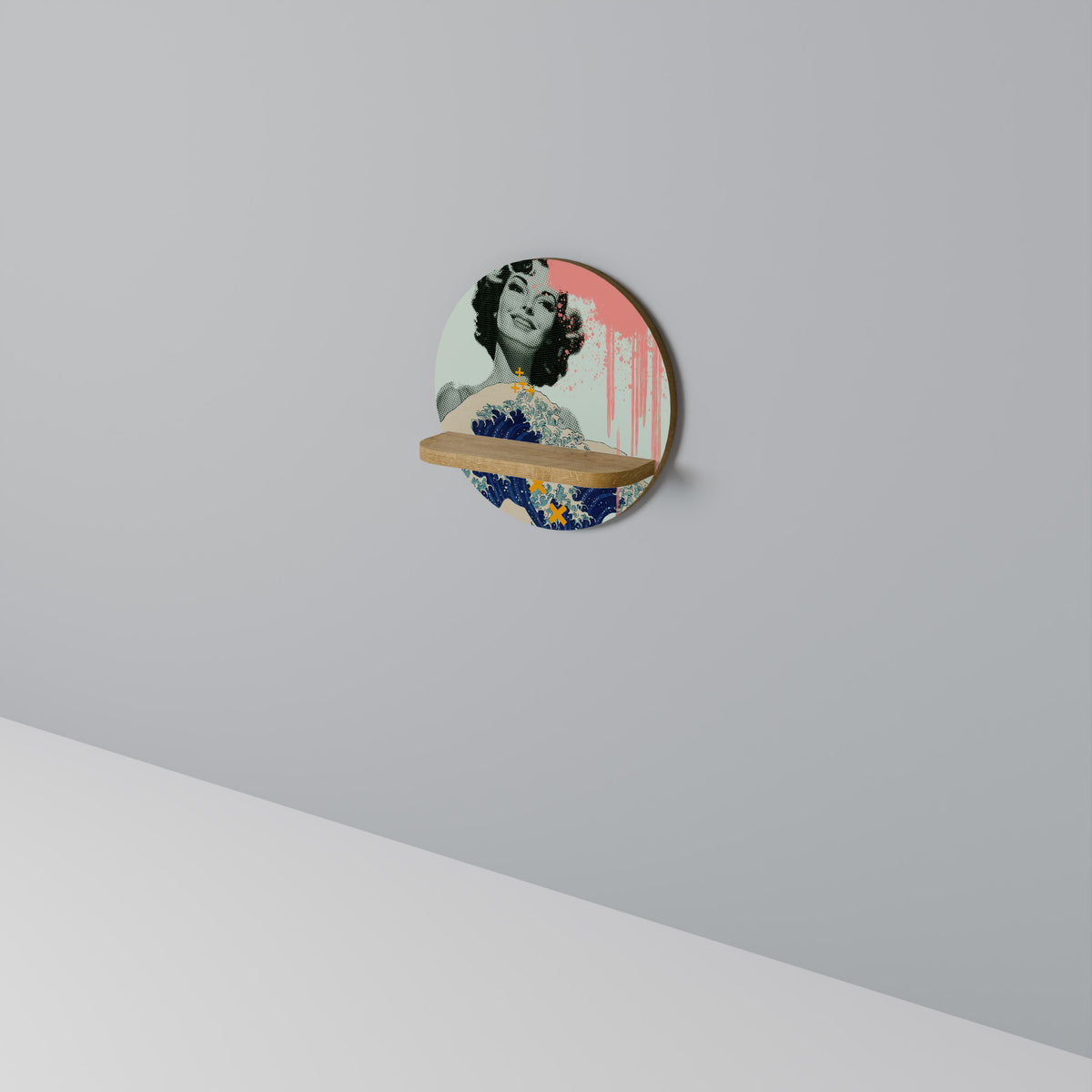 KANAGAWA BEAUTY Dekoratives Wandregal