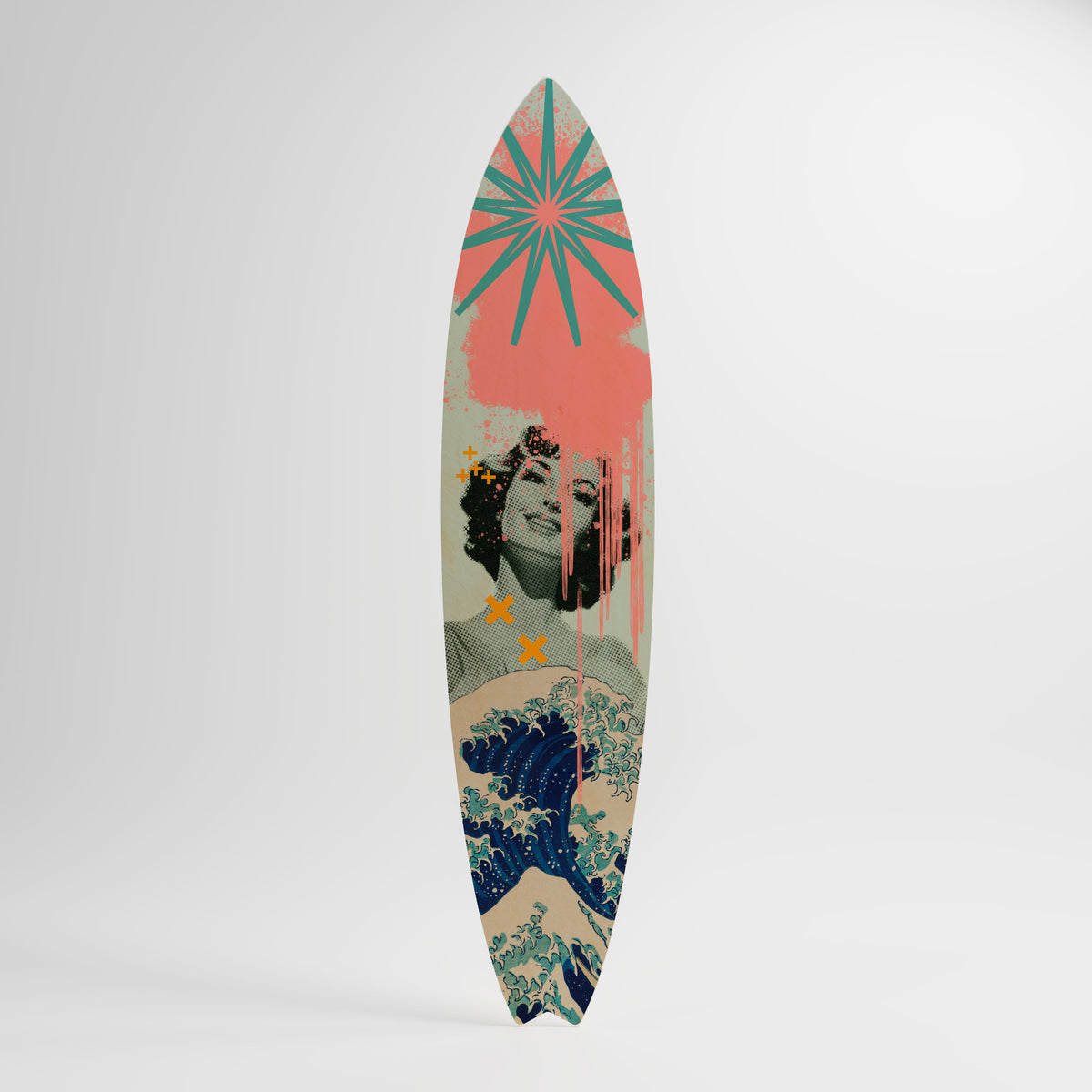 KANAGAWA BEAUTY Deko-Surfboard
