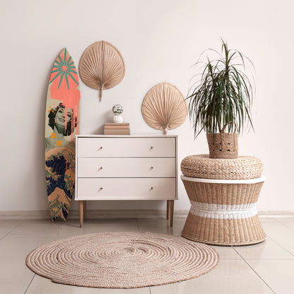 KANAGAWA BEAUTY Surfboard Decorative Panel
