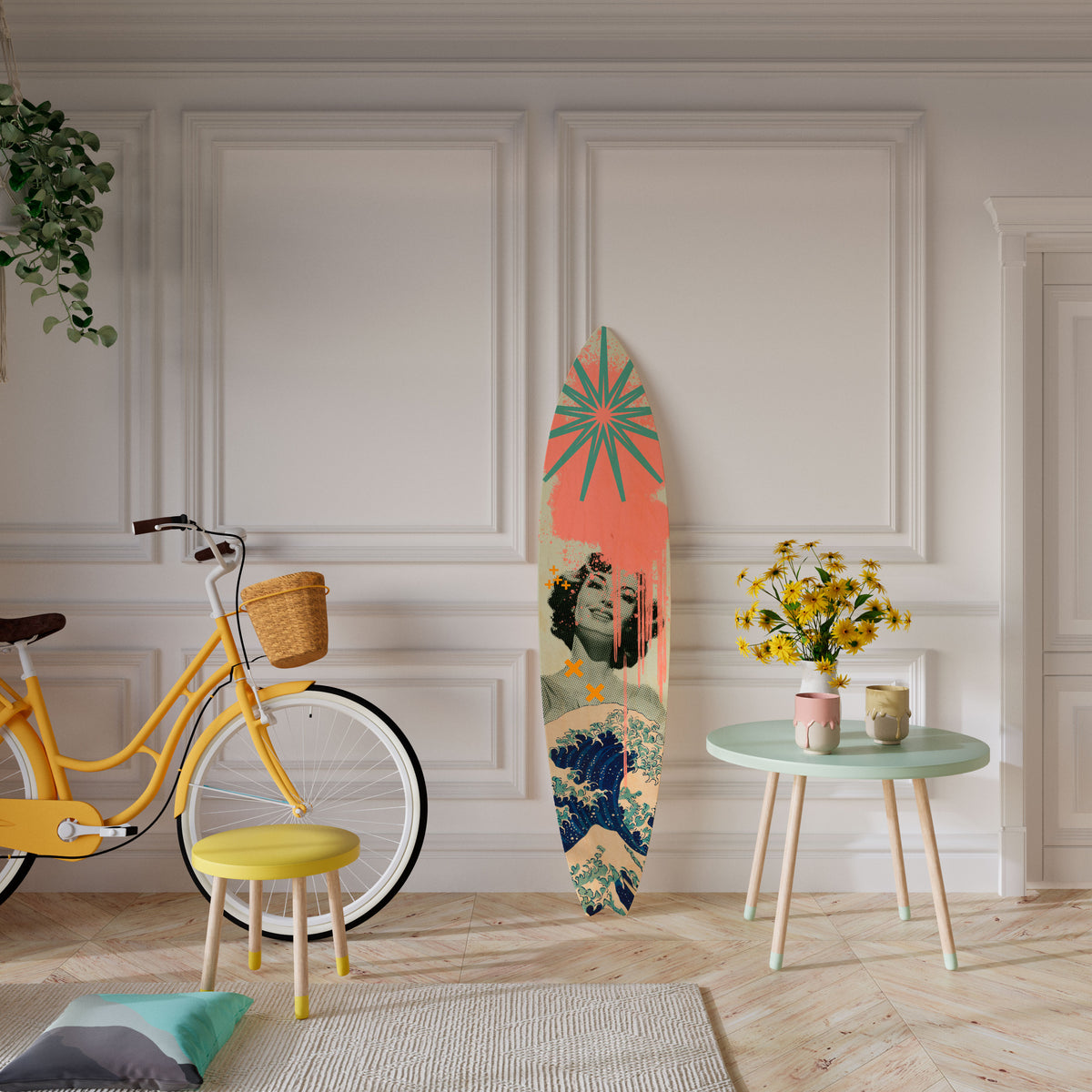 KANAGAWA BEAUTY Deko-Surfboard