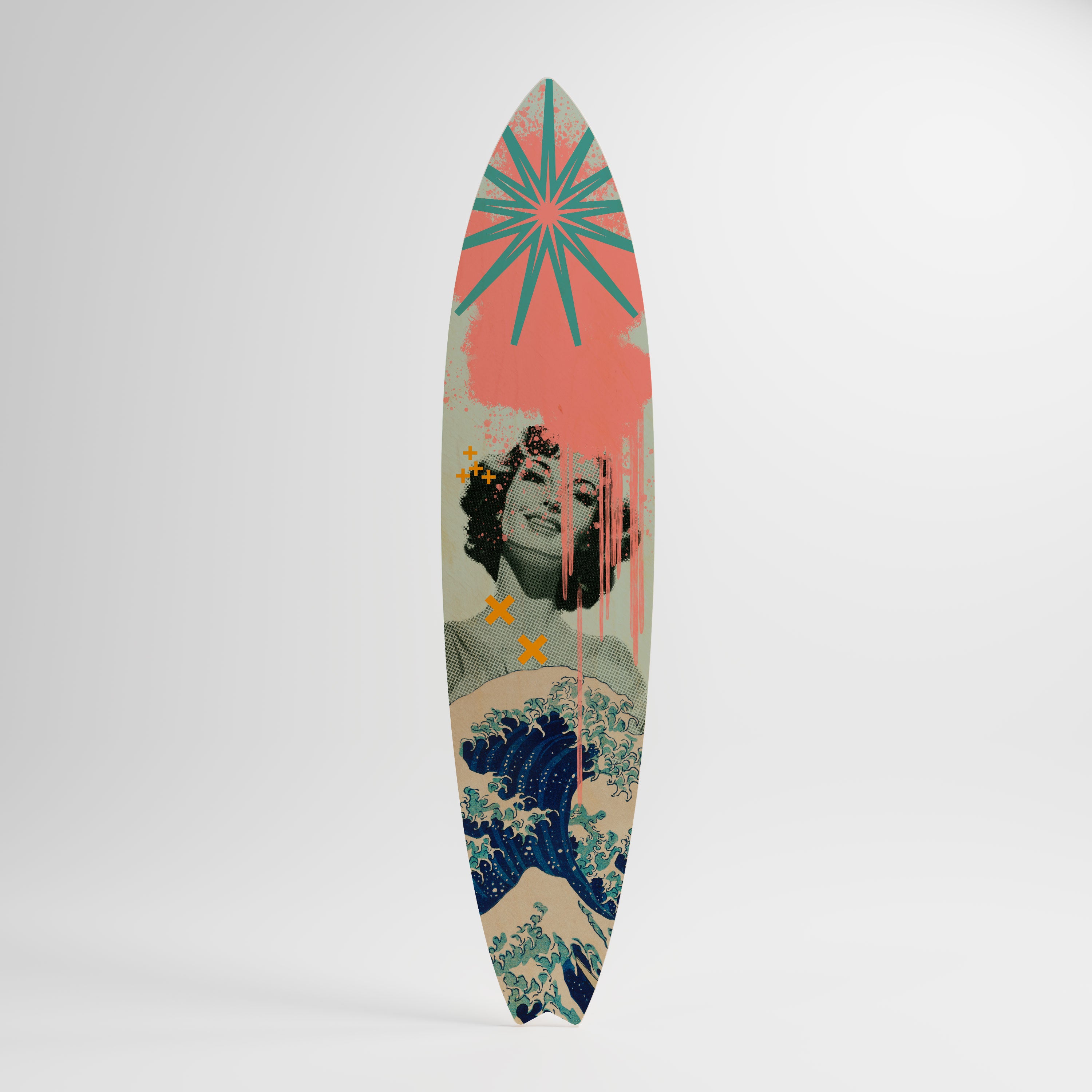 KANAGAWA BEAUTY Deko-Surfboard