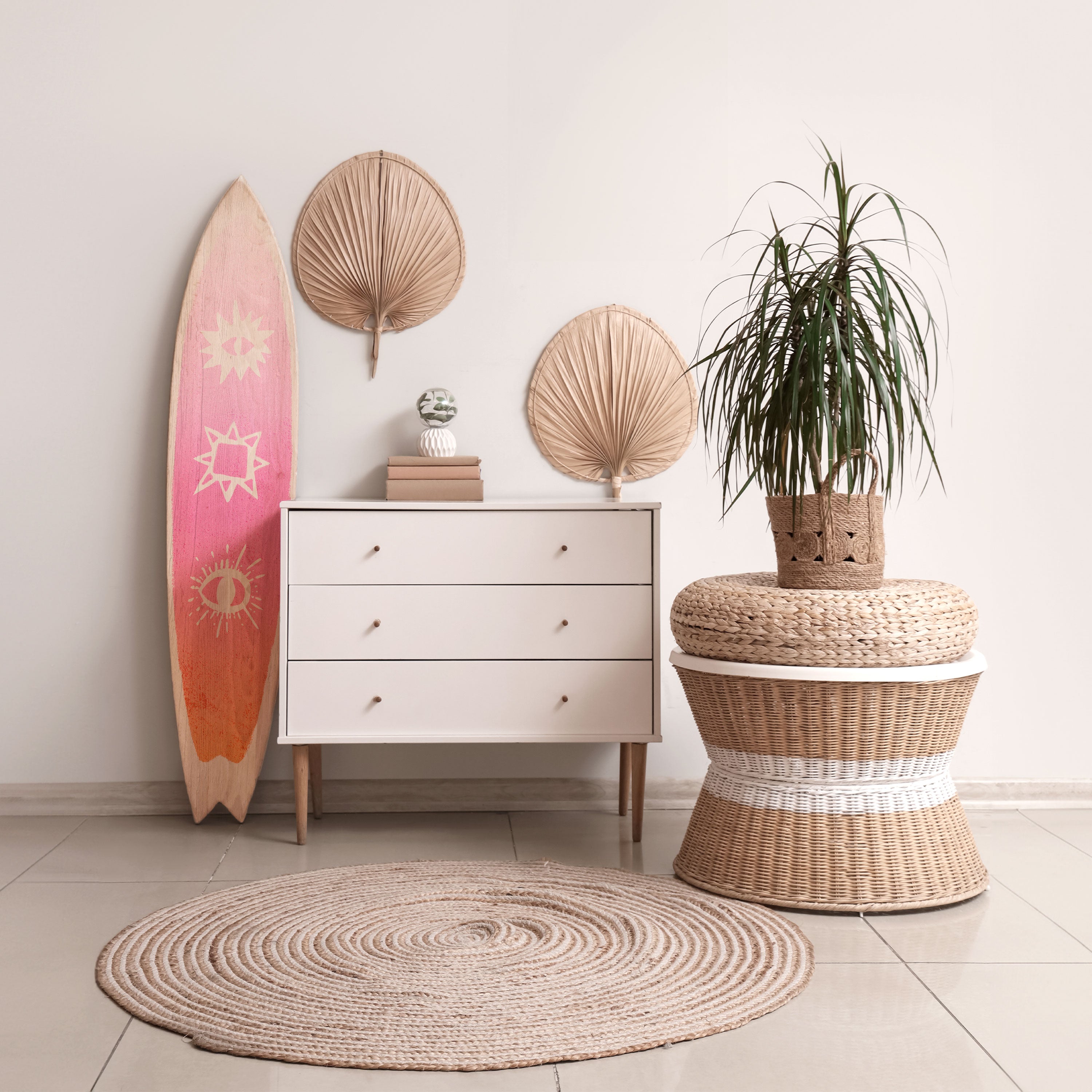DAZZLING DESIGN Deko-Surfboard