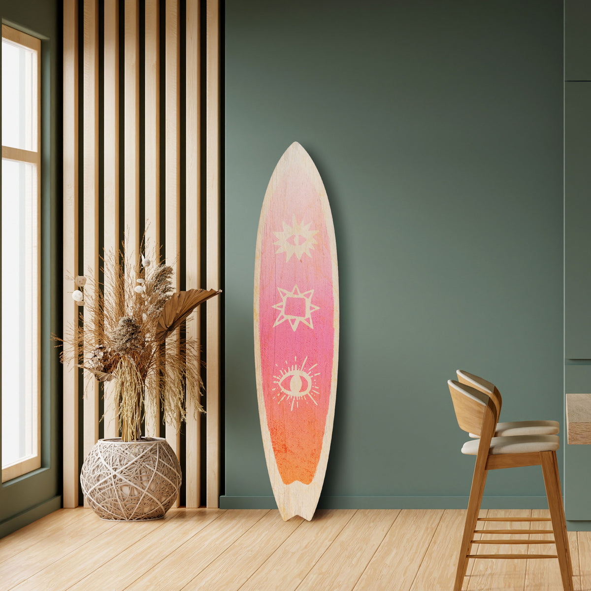 DAZZLING DESIGN Deko-Surfboard
