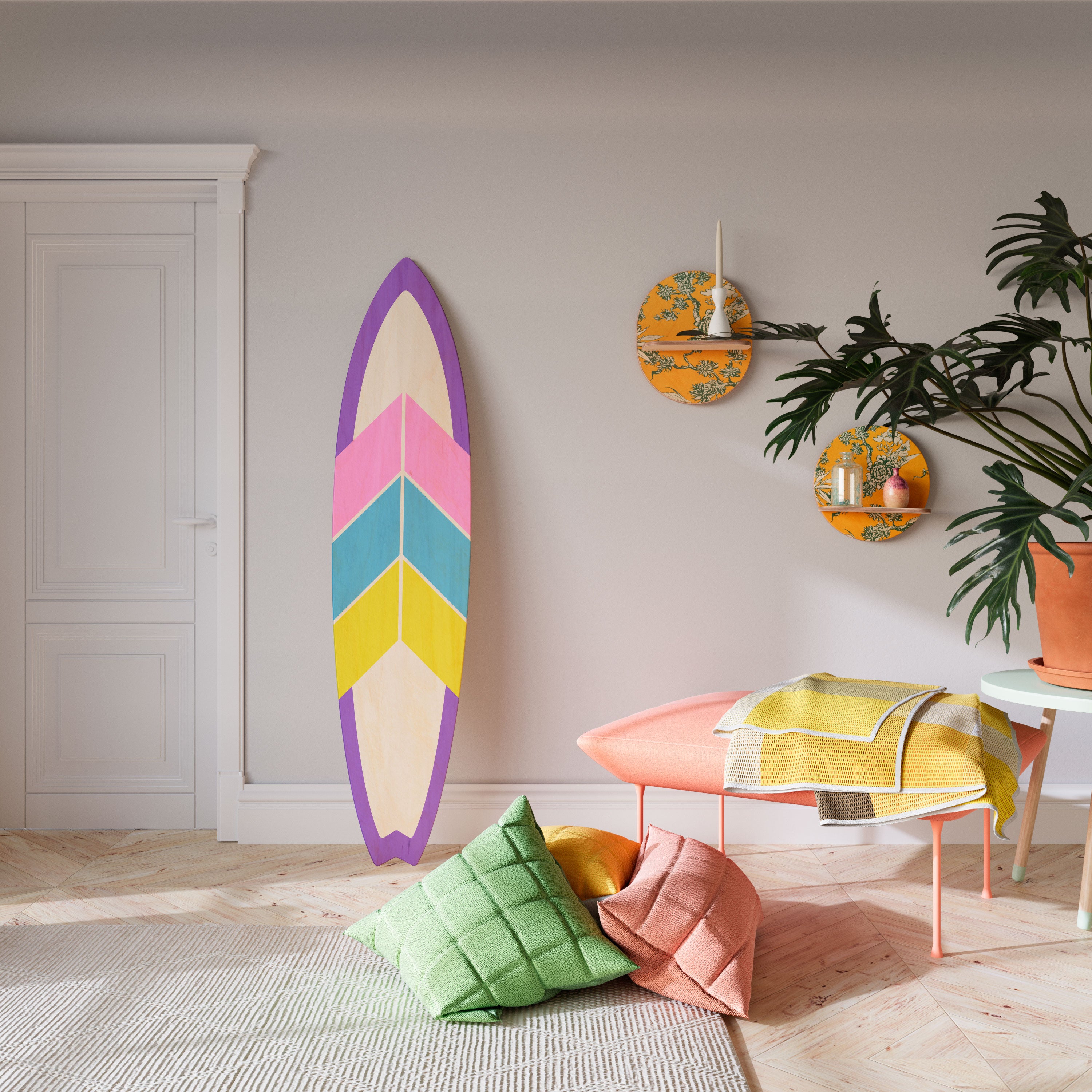 VIGOROUS SEQUENCE Deko-Surfboard