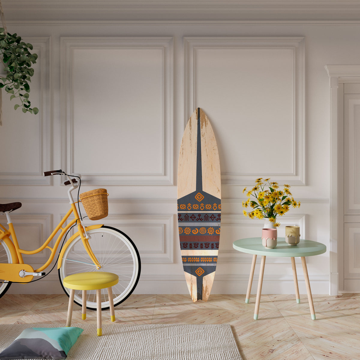 AFRICAN VINTAGE Deko-Surfboard