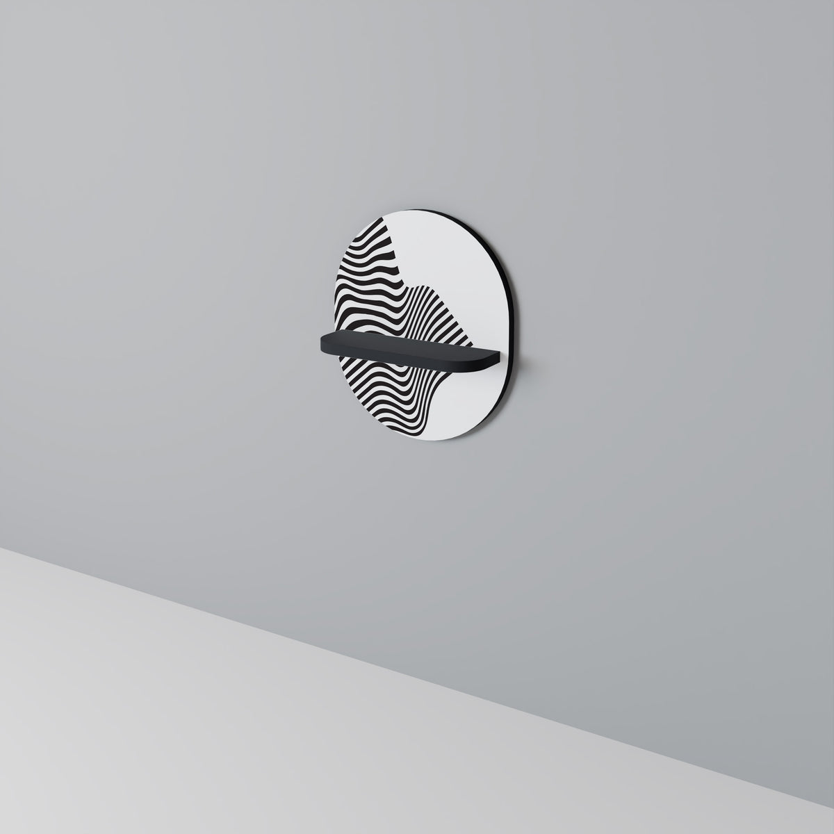 ILLUSIONARY FLOW Dekoratives Wandregal