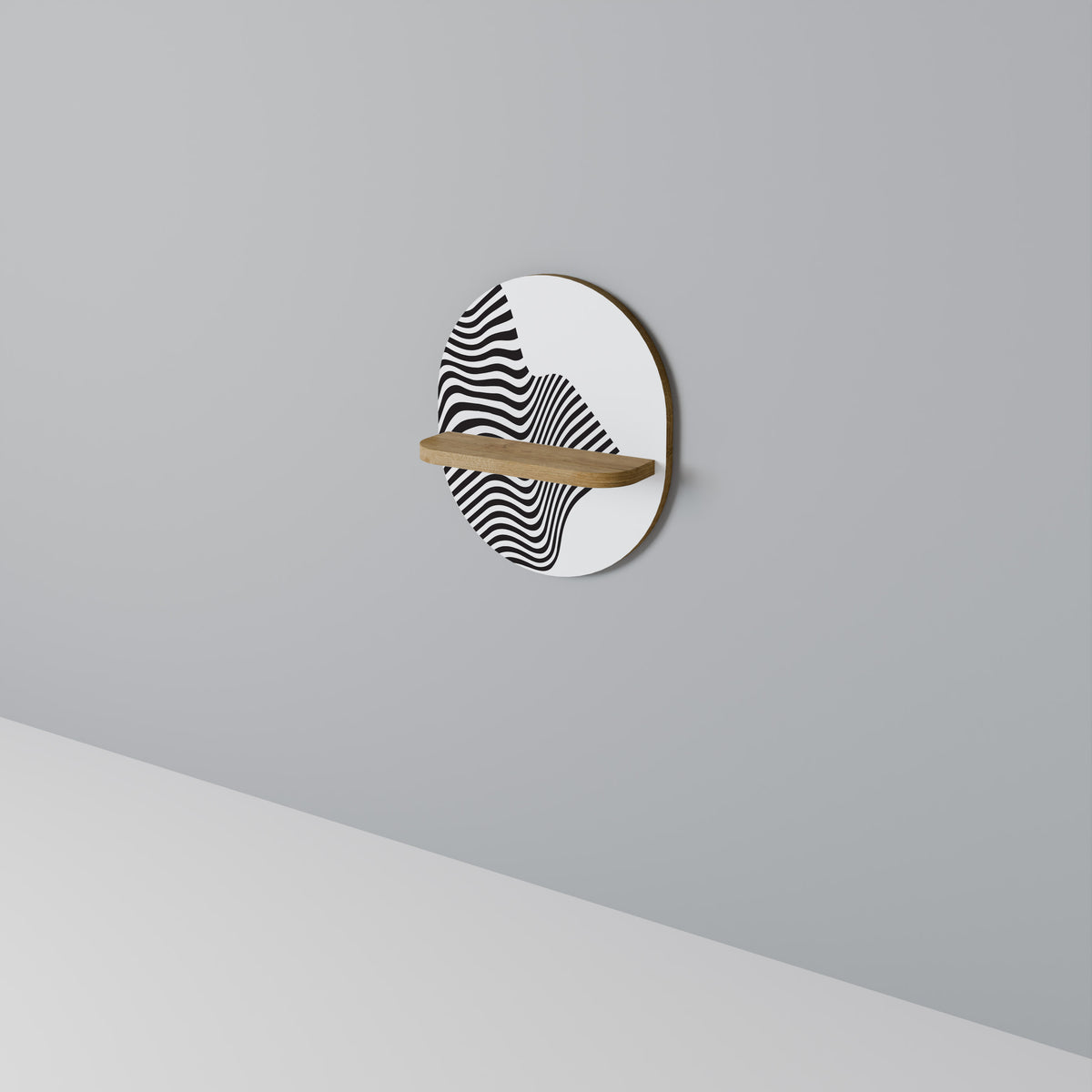 ILLUSIONARY FLOW Dekoratives Wandregal