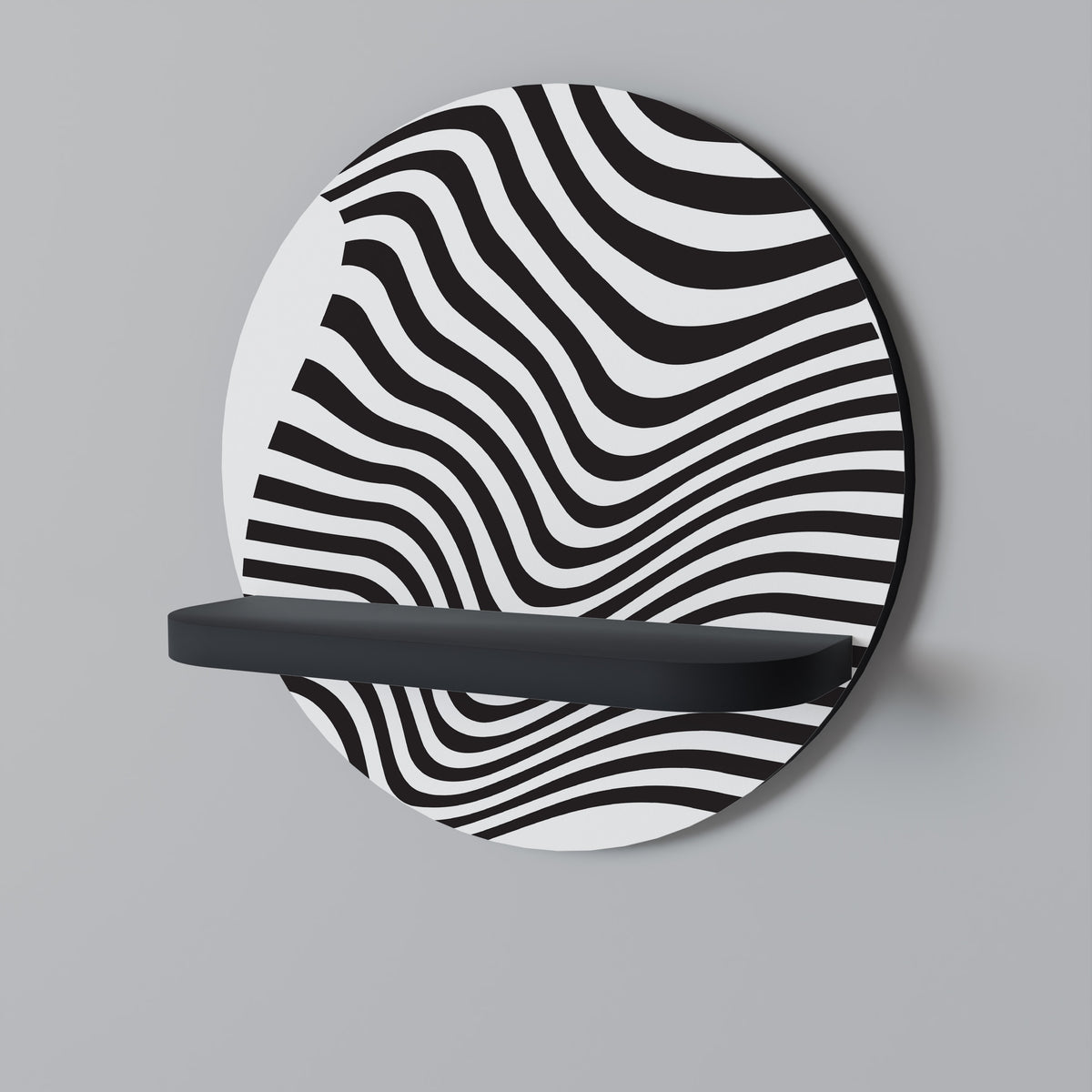 ILLUSIONARY FLOW Dekoratives Wandregal