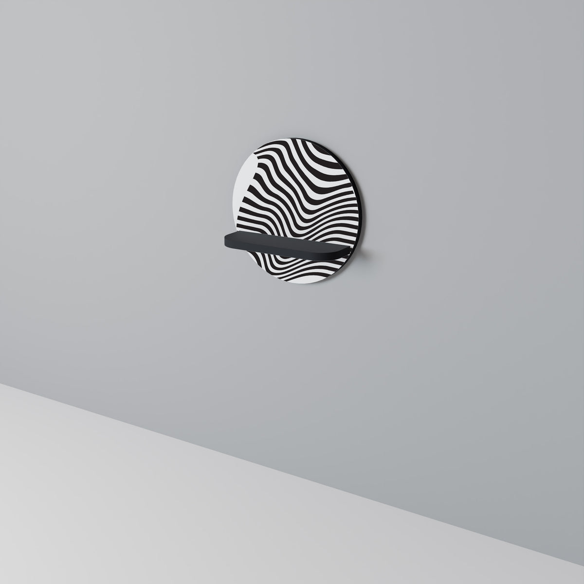 ILLUSIONARY FLOW Dekoratives Wandregal