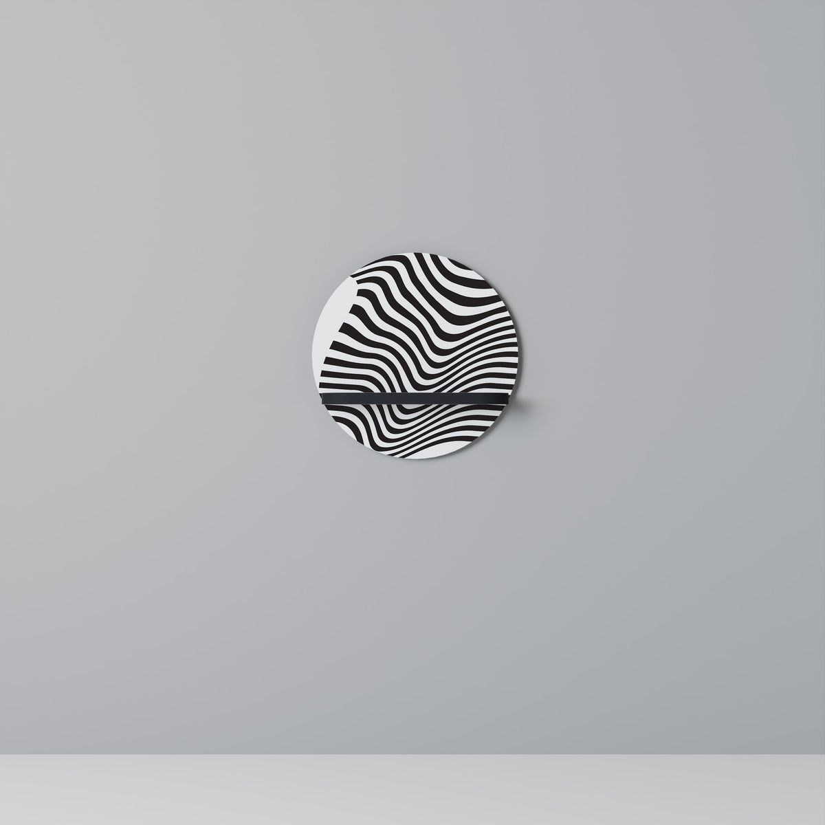 ILLUSIONARY FLOW Dekoratives Wandregal
