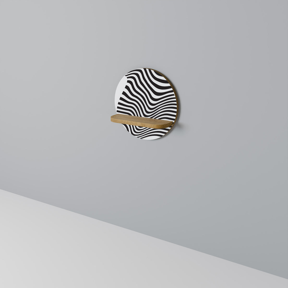 ILLUSIONARY FLOW Dekoratives Wandregal