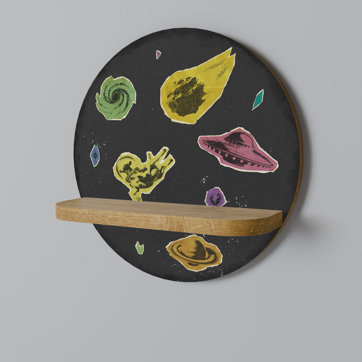 GALAXY MORSEL Dekoratives Wandregal