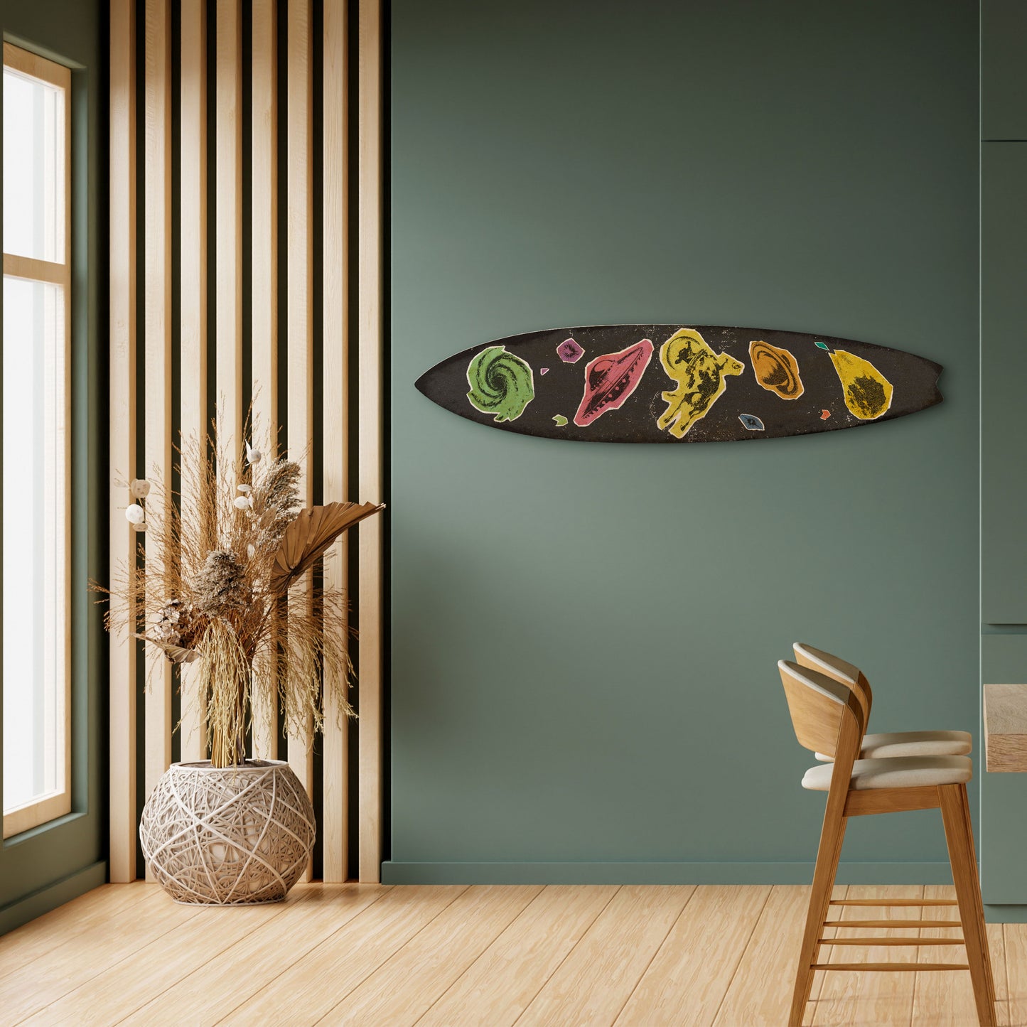 GALAXY MORSEL Deko-Surfboard