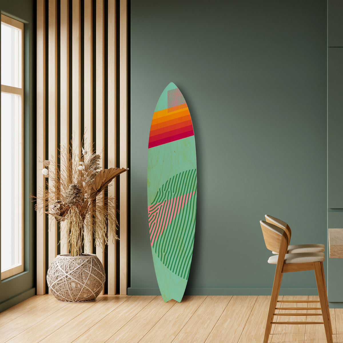 DAILY RADIANCE Deko-Surfboard