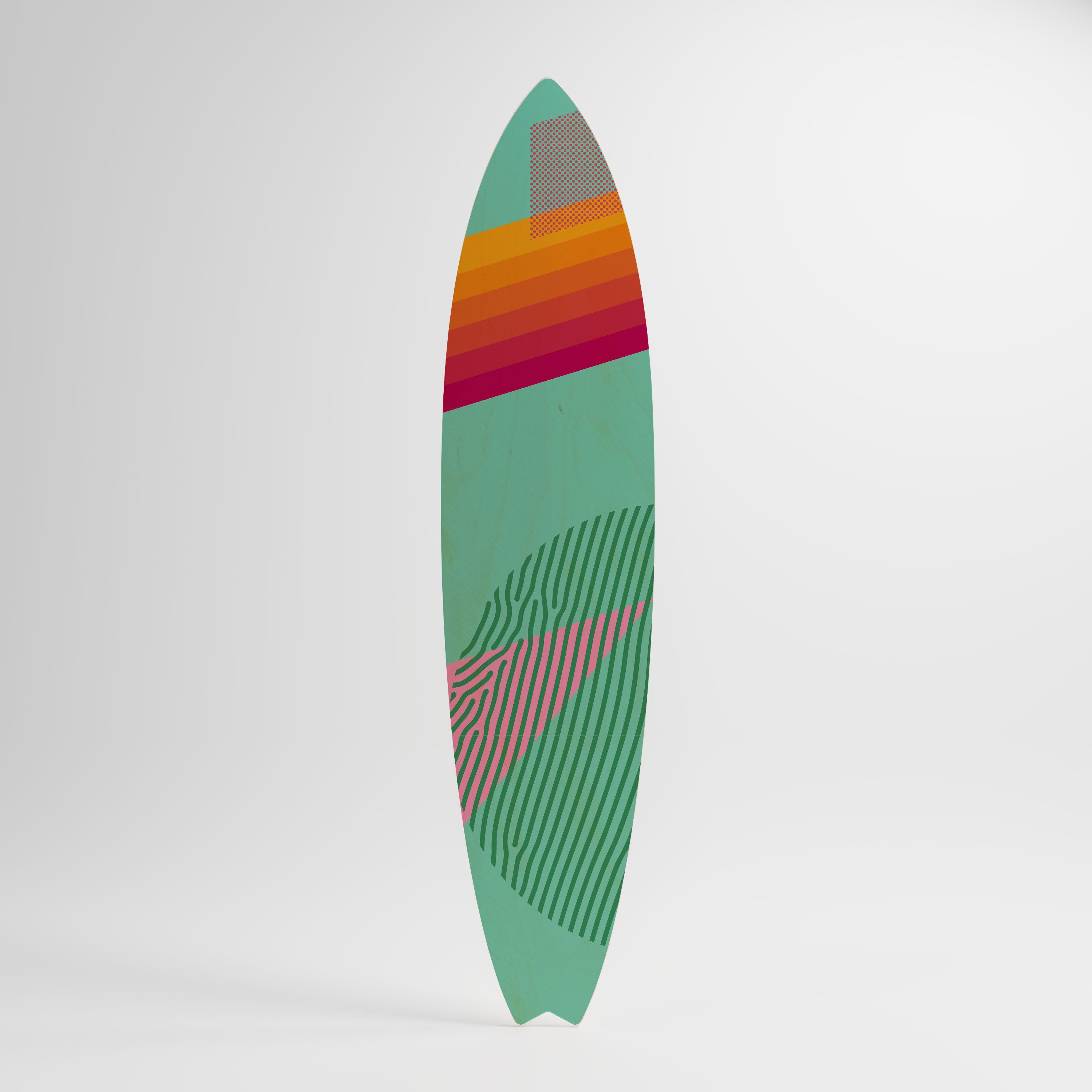 DAILY RADIANCE Deko-Surfboard
