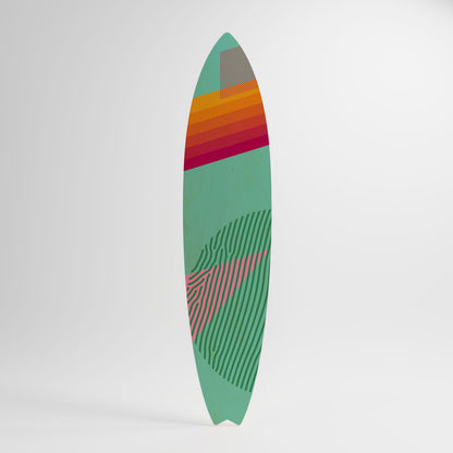 DAILY RADIANCE Deko-Surfboard