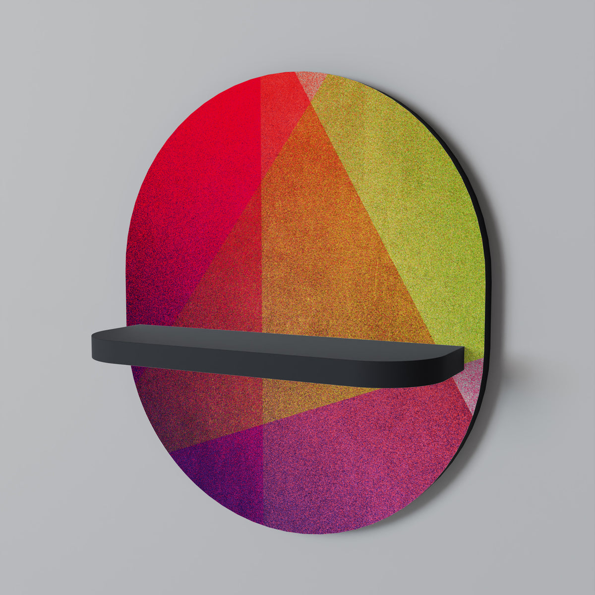 VIVID GEOMETRY Dekoratives Wandregal