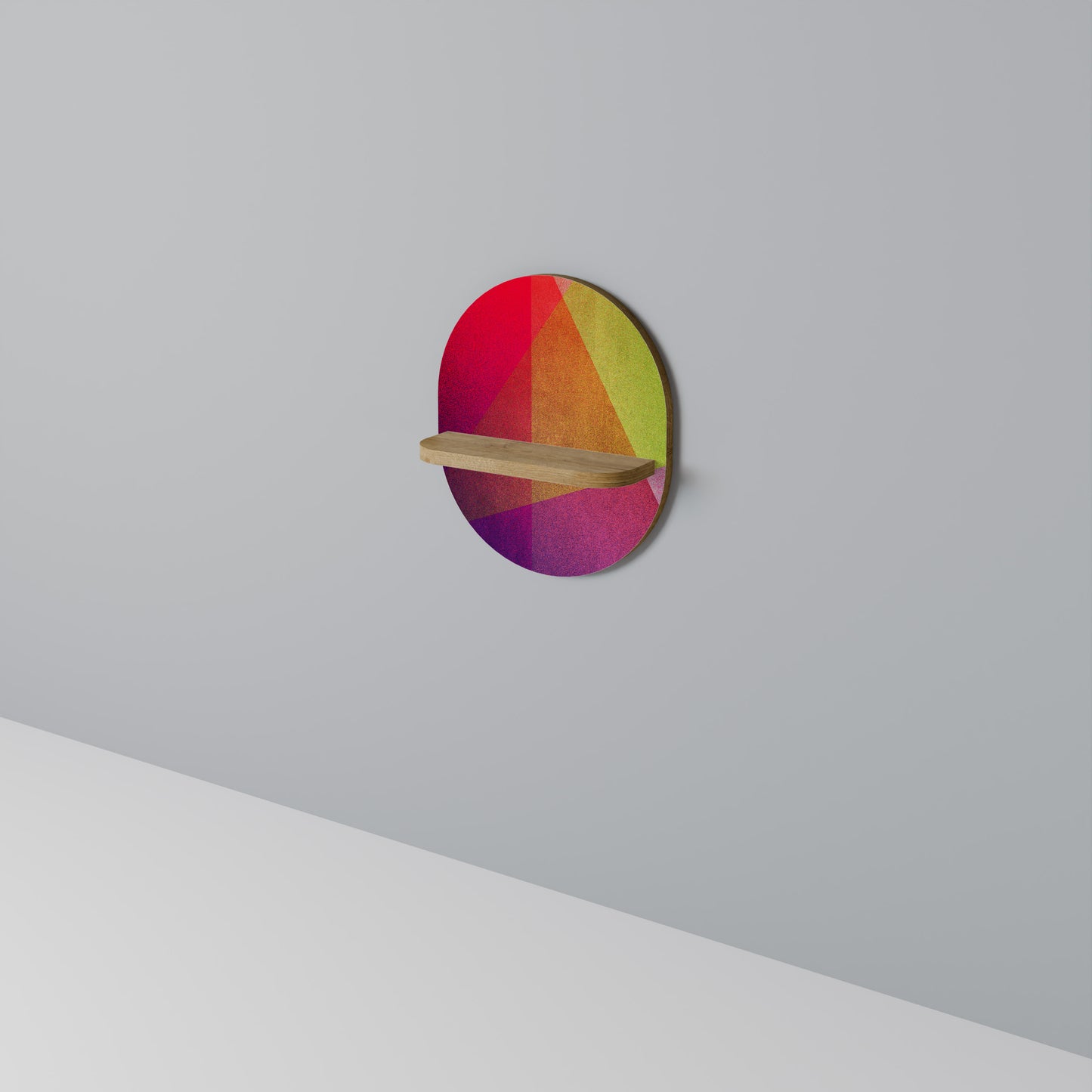 VIVID GEOMETRY Art Shelf